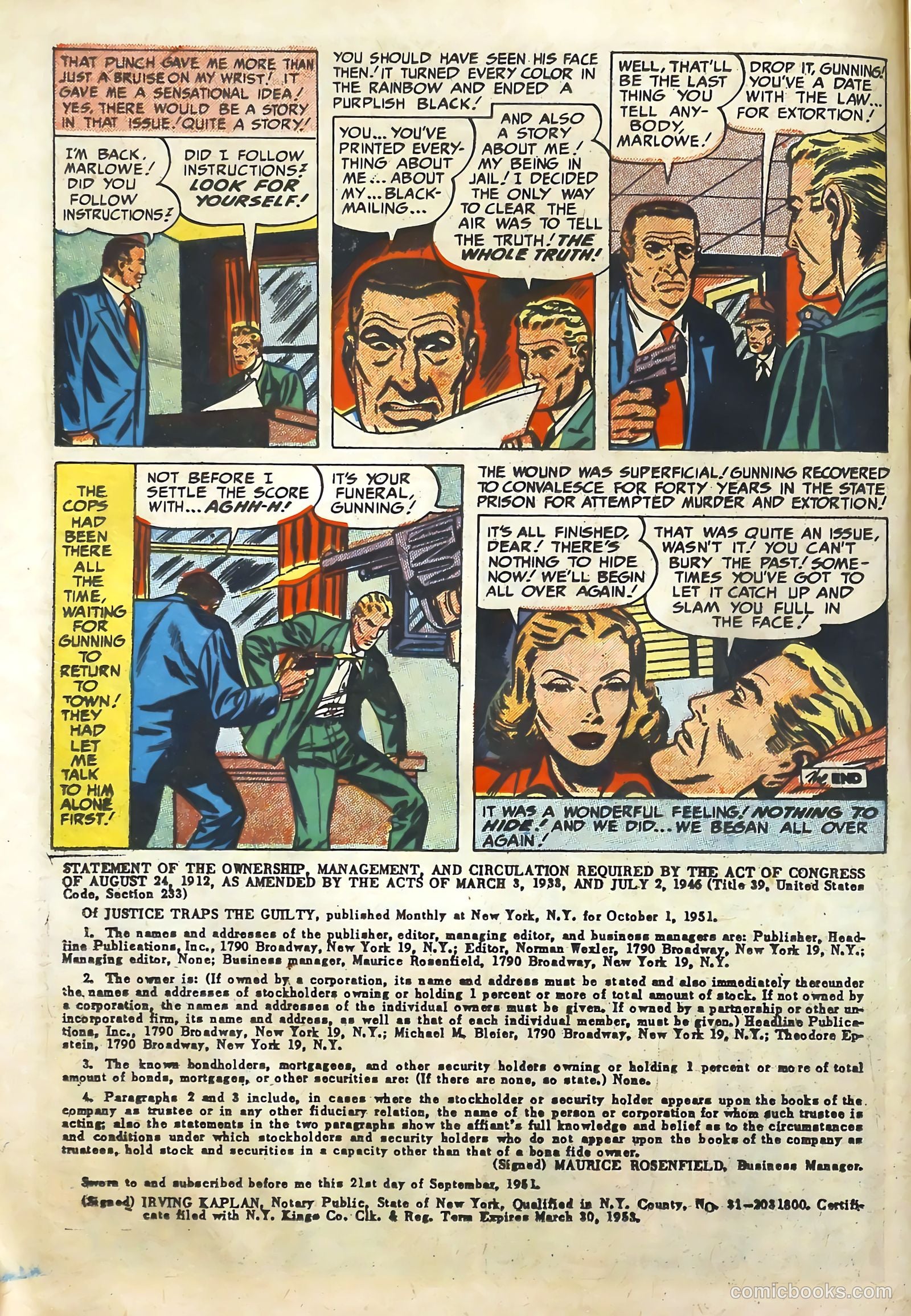 Justice Traps the Guilty #36 — page 20 of 44