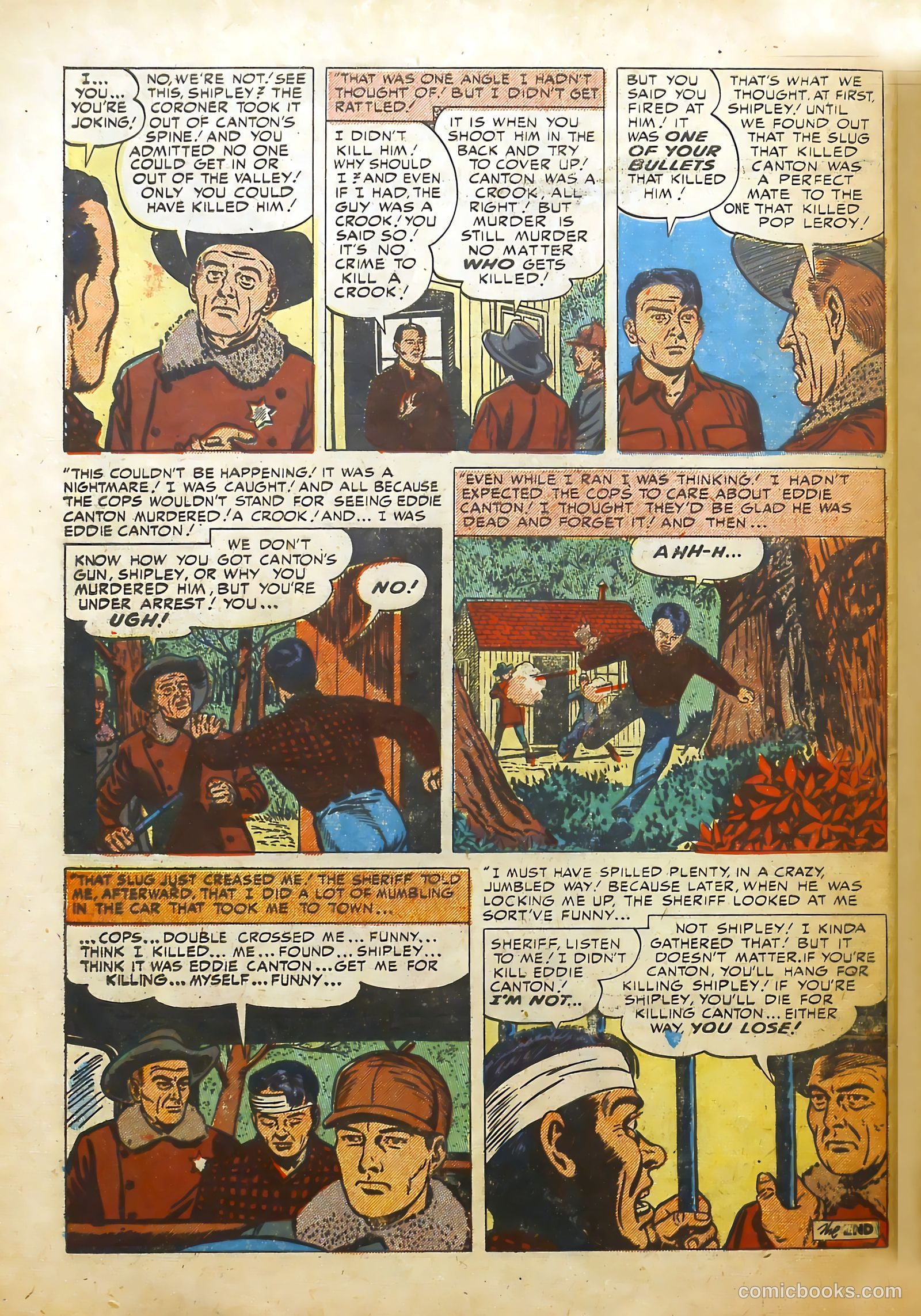 Justice Traps the Guilty #37 — page 40 of 44