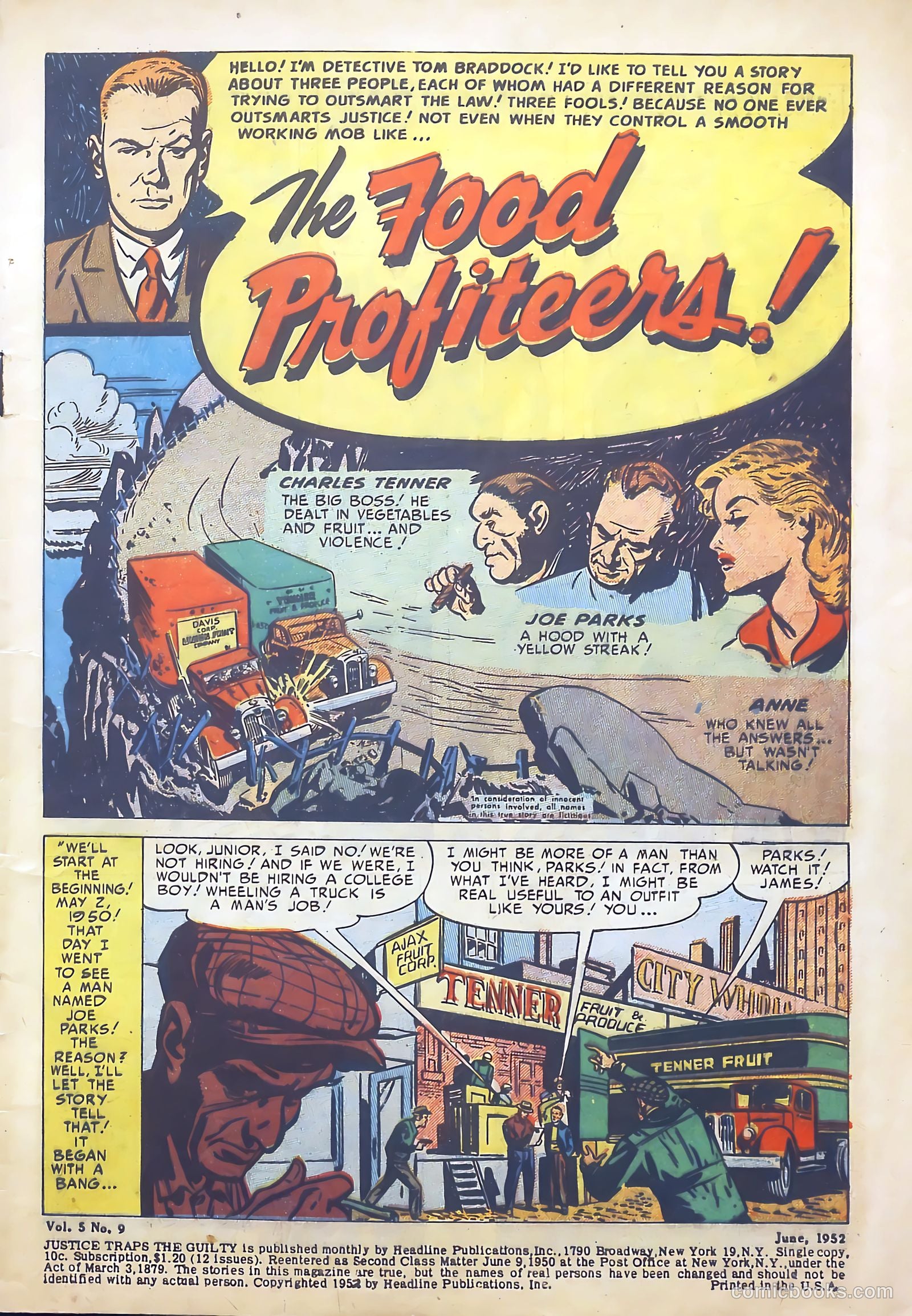 Justice Traps the Guilty #39 — page 3 of 44