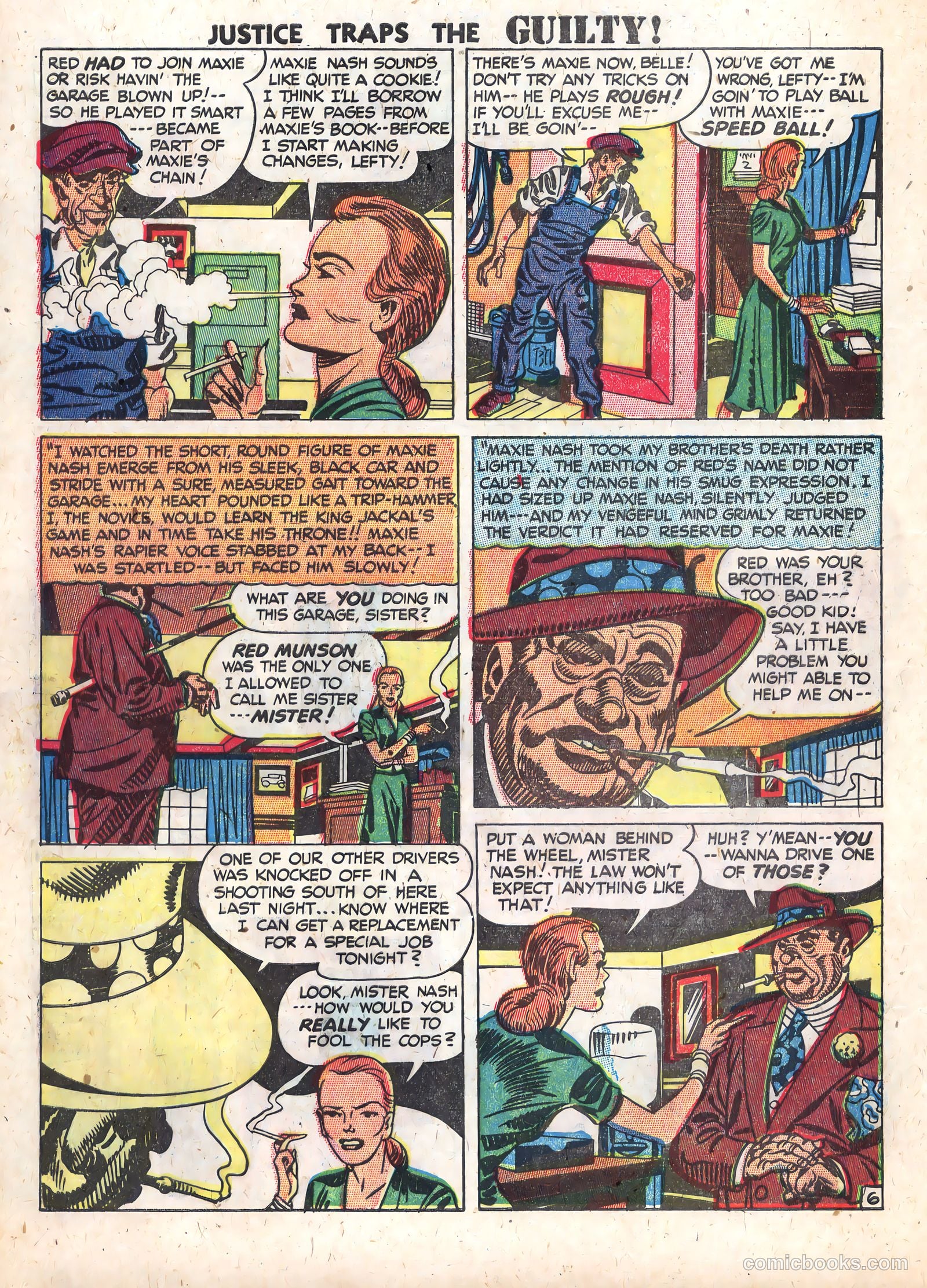 Justice Traps the Guilty #4 — page 8 of 52