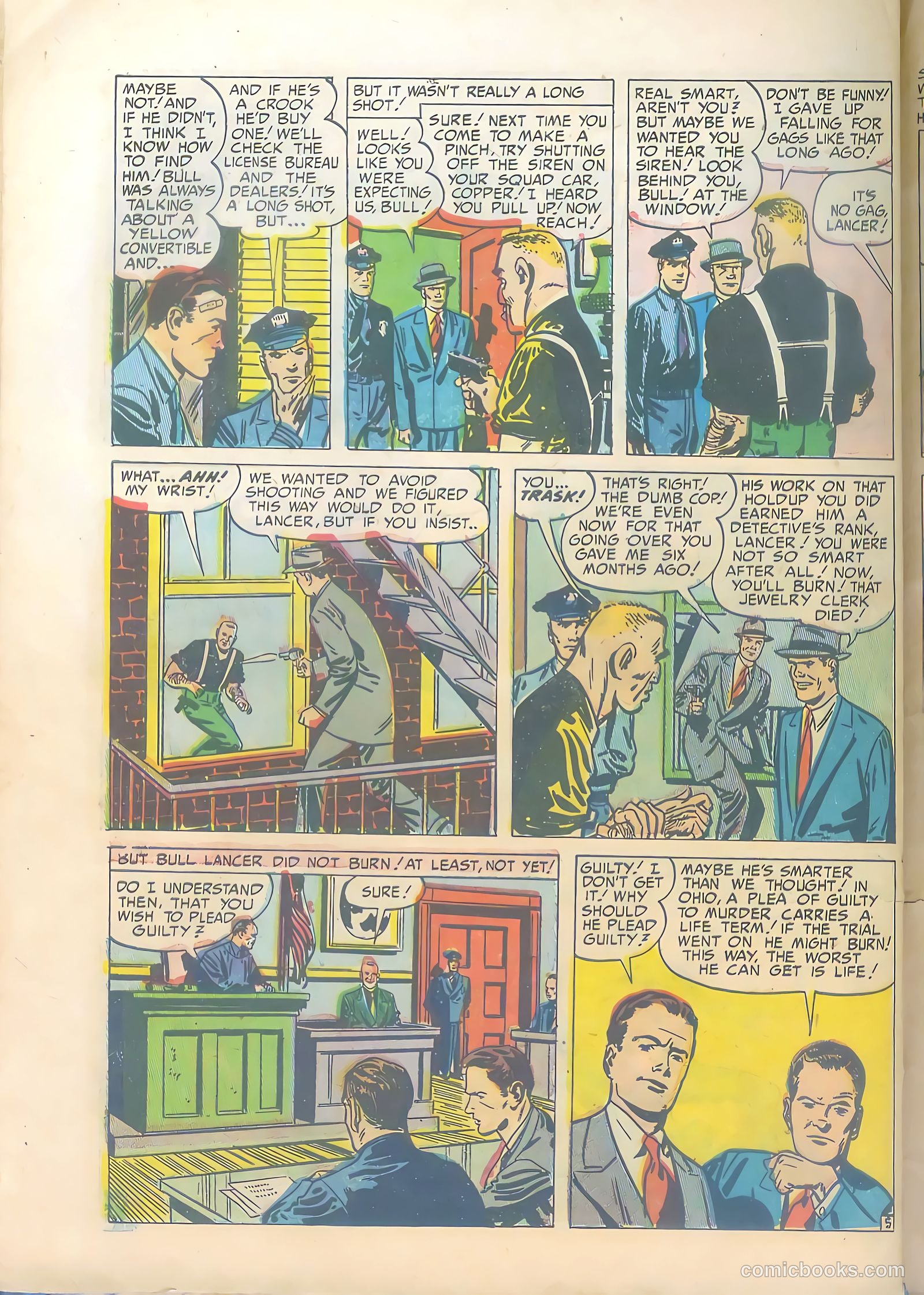 Justice Traps the Guilty #43 — page 38 of 44