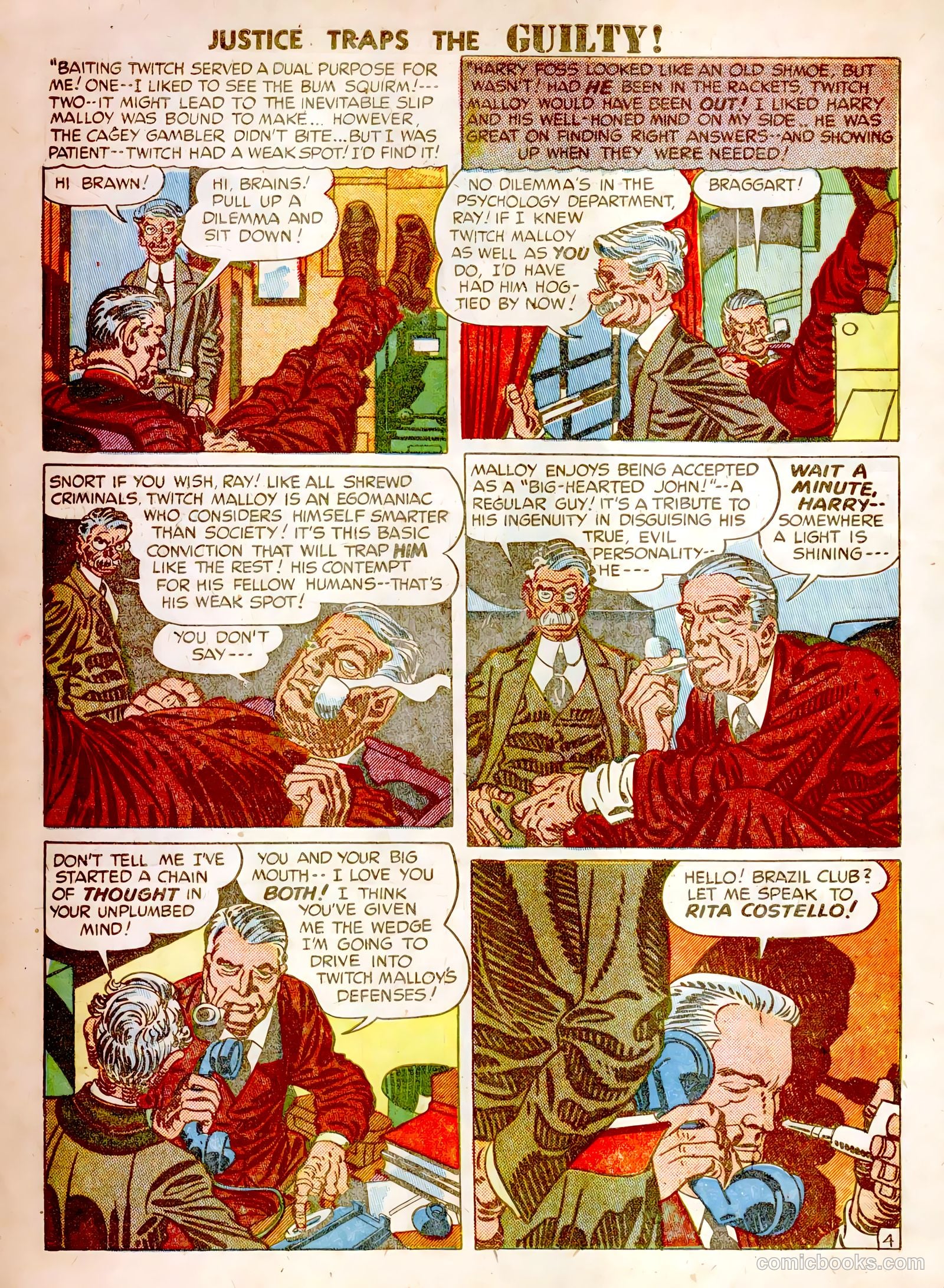 Justice Traps the Guilty #5 — page 6 of 52