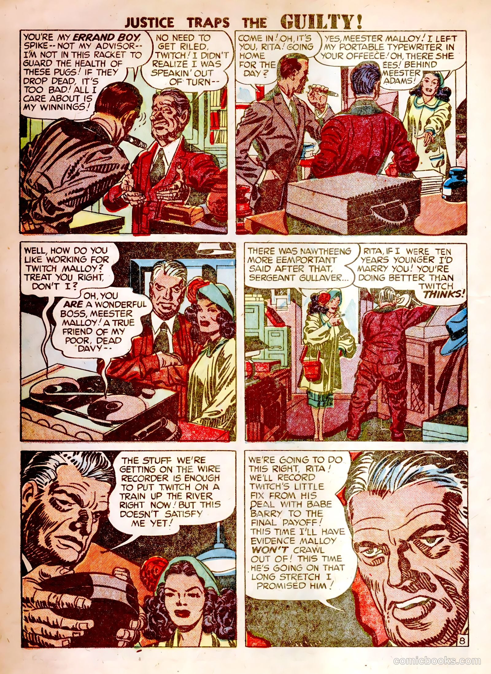 Justice Traps the Guilty #5 — page 10 of 52