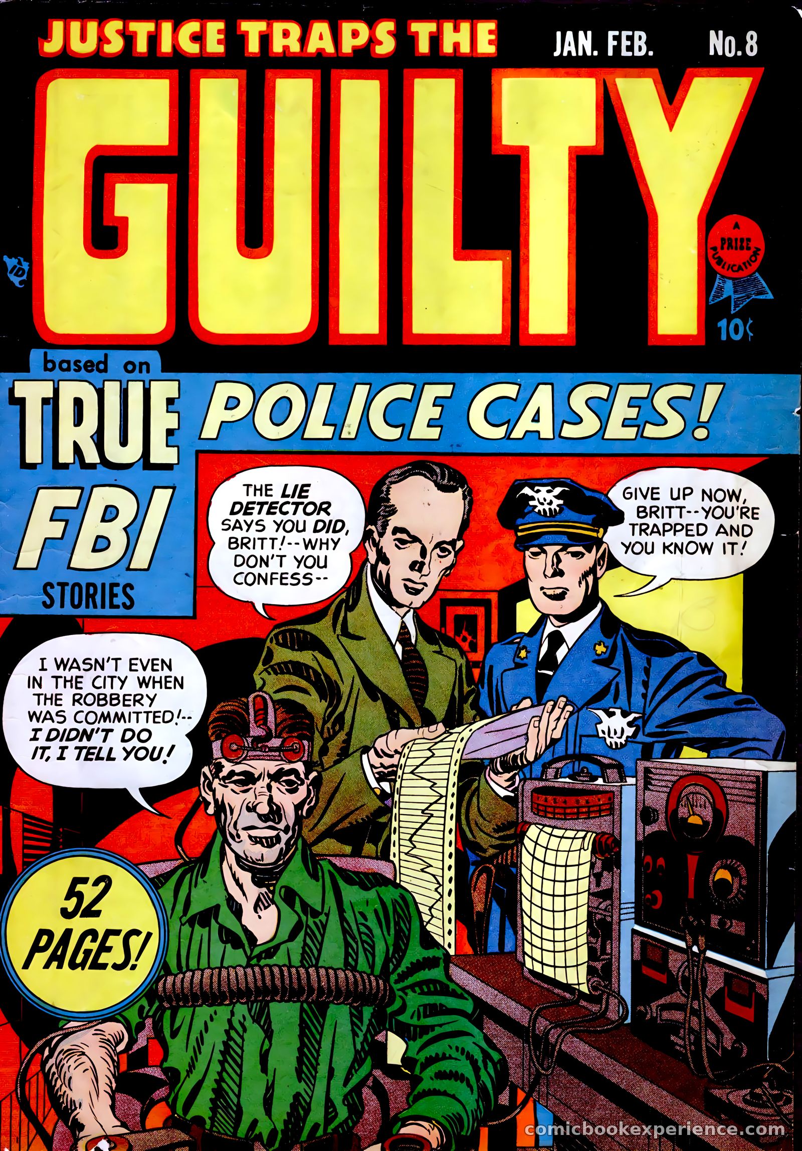 Justice Traps the Guilty #8 — page 1 of 52