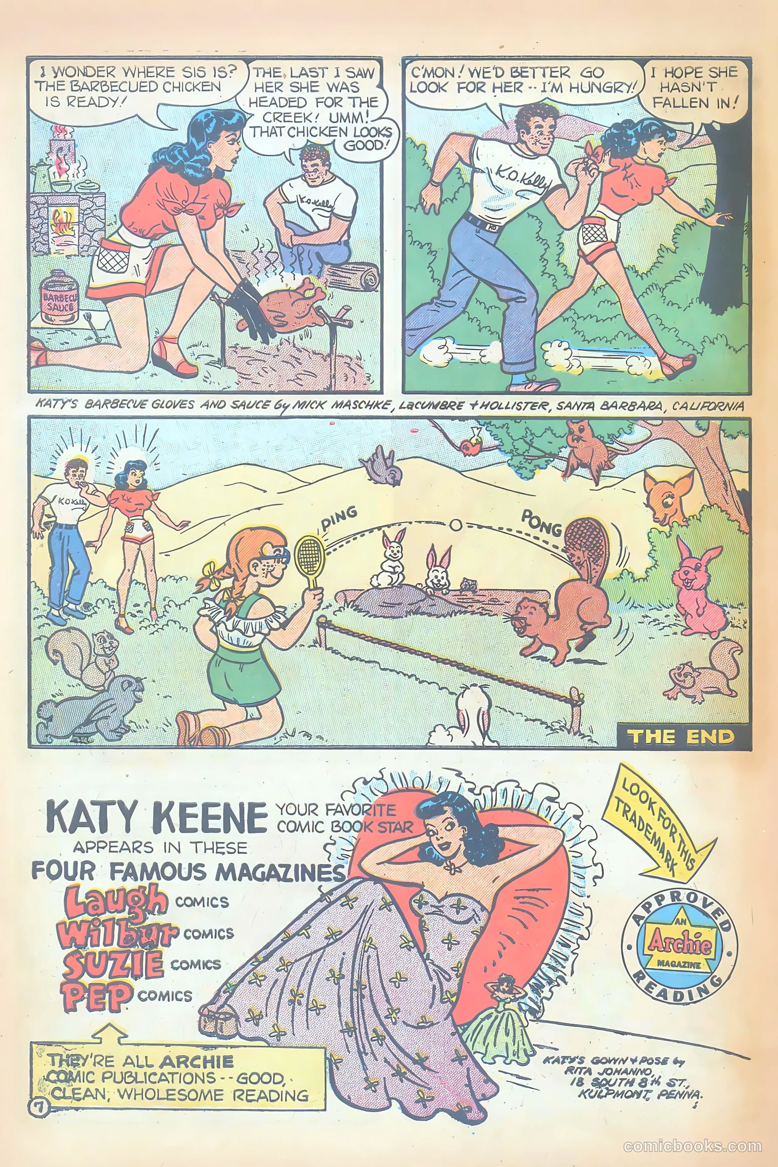 Katy Keene Comics #4 — page 32 of 36