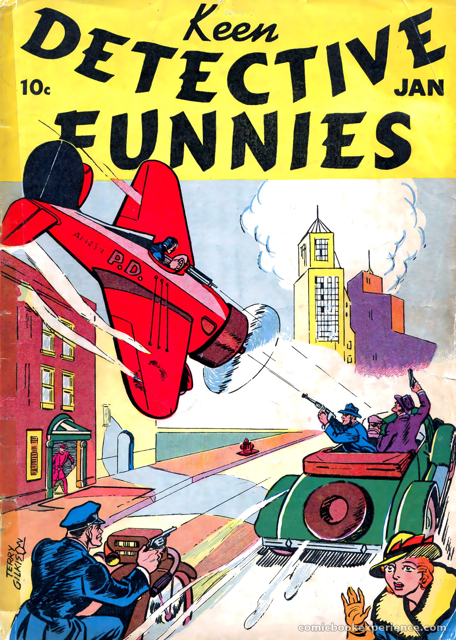Keen Detective Funnies #1 — page 1 of 52