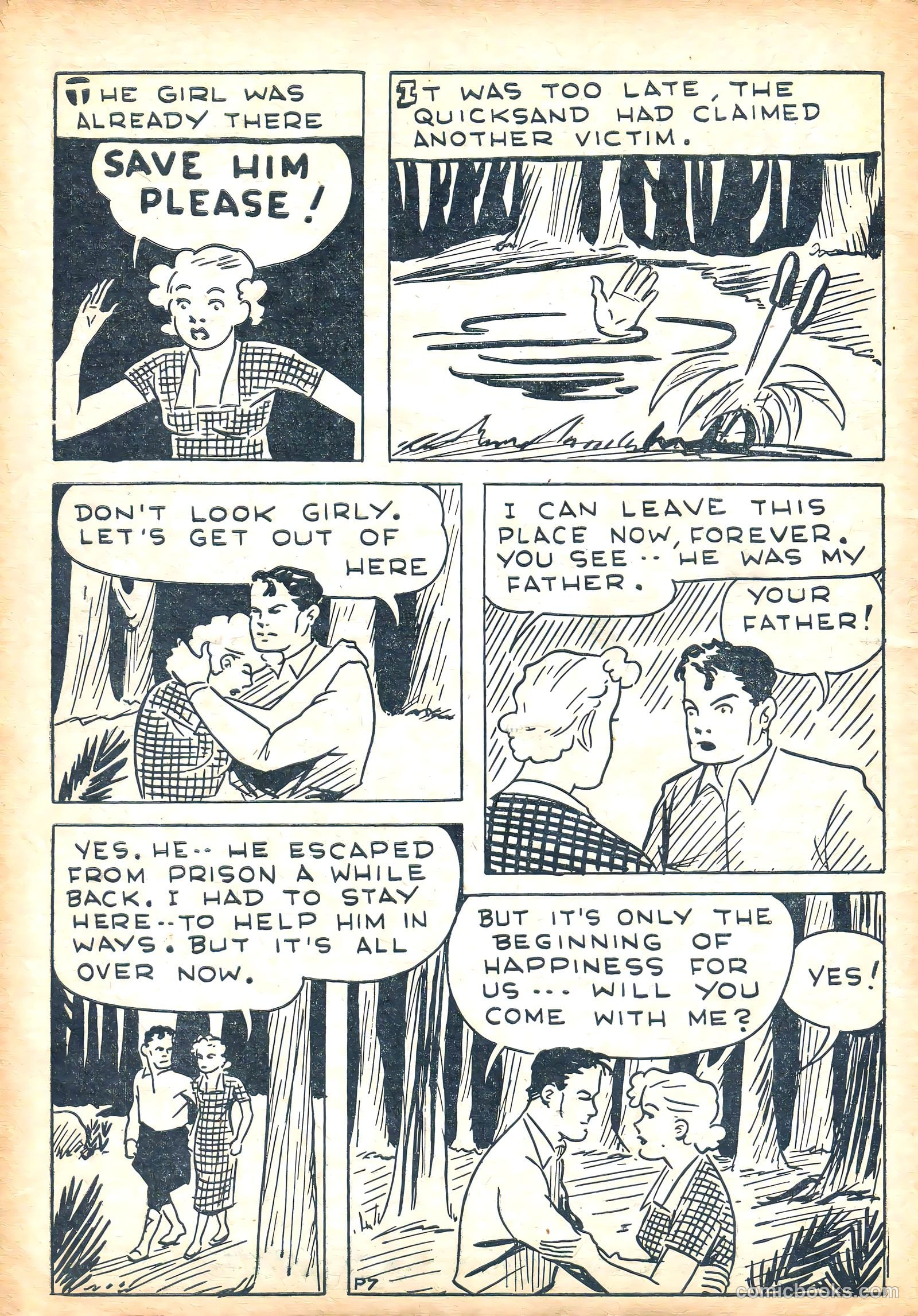 Keen Detective Funnies #1 — page 42 of 52