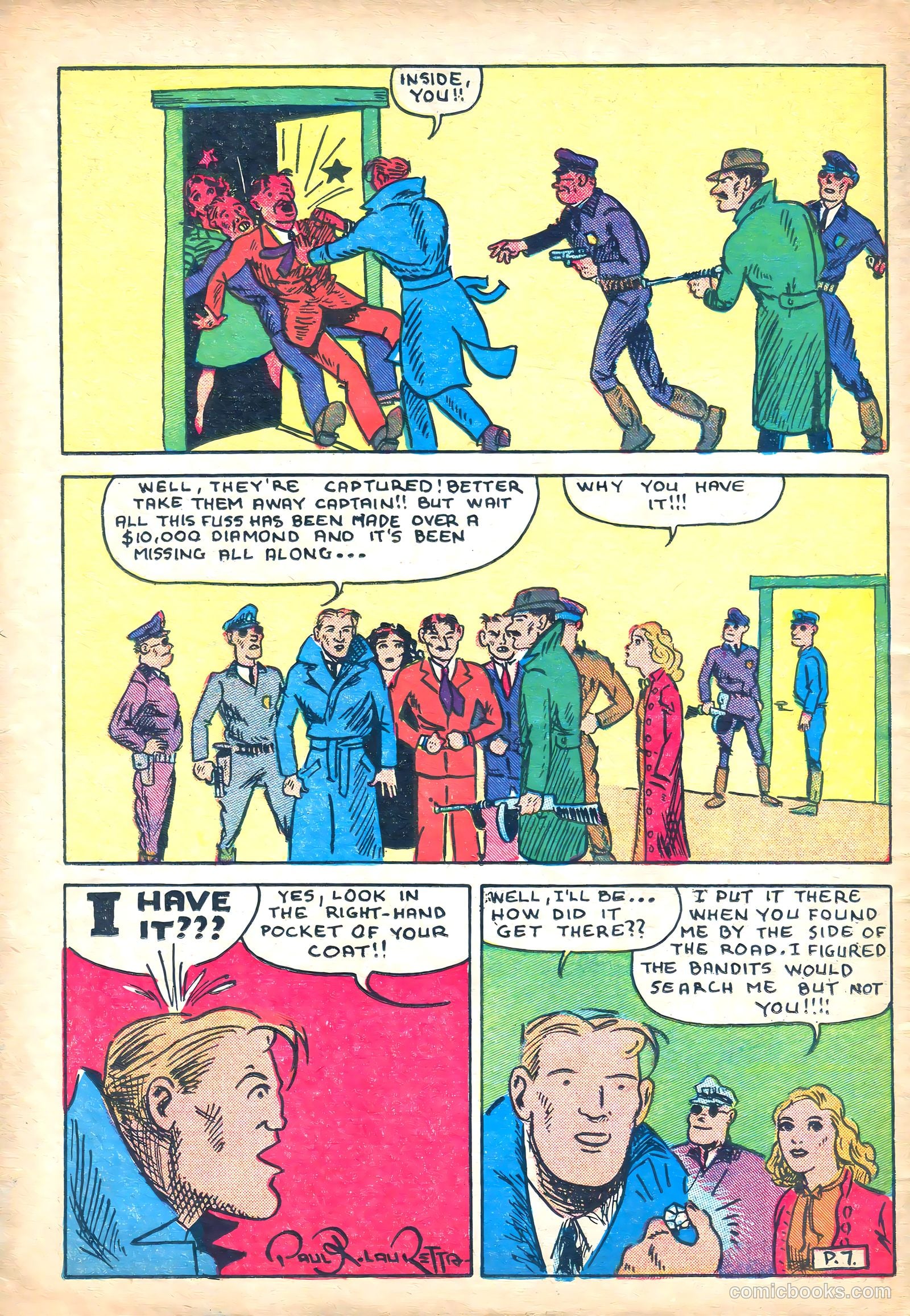 Keen Detective Funnies #1 — page 50 of 52
