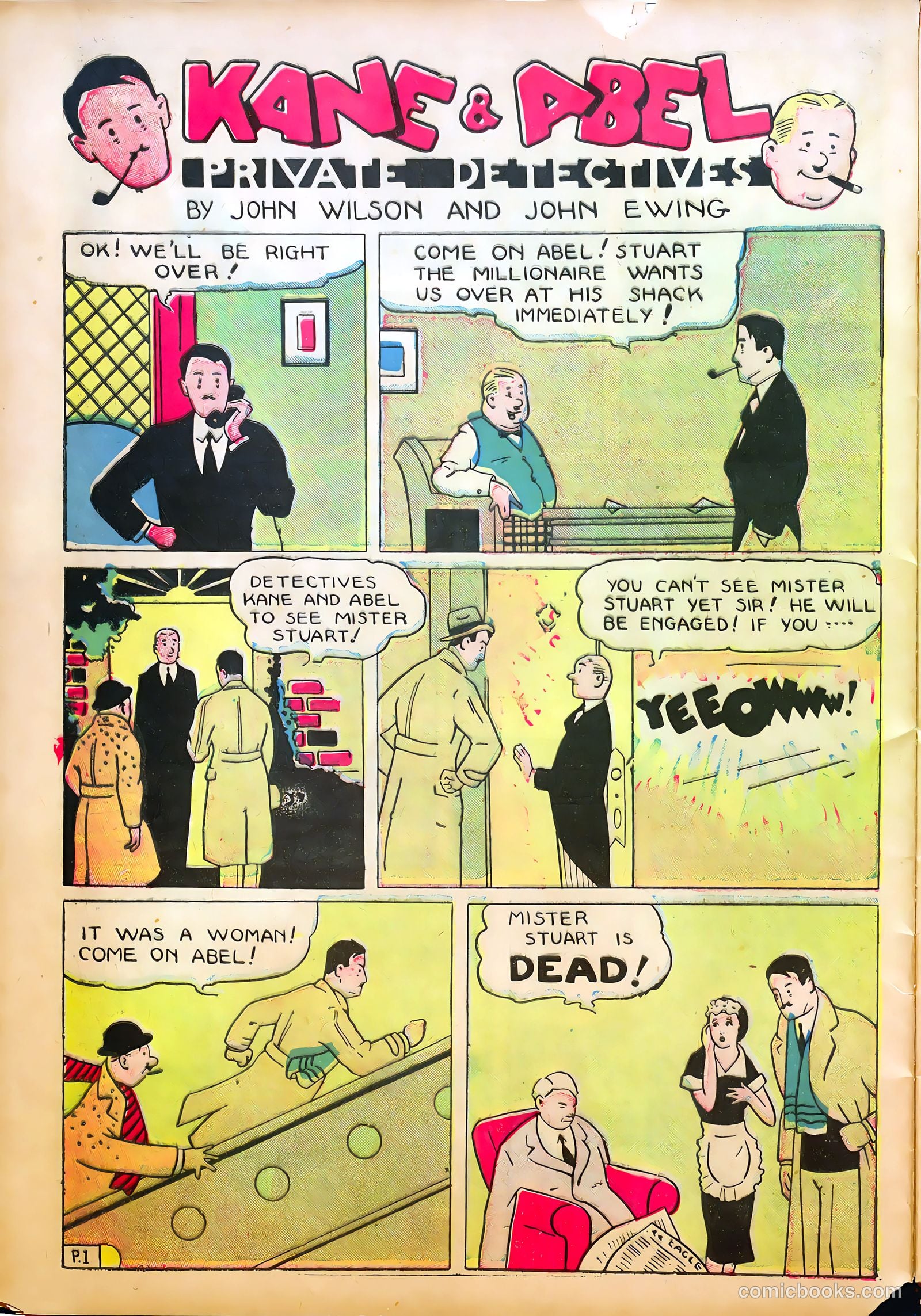 Keen Detective Funnies #10 — page 16 of 52