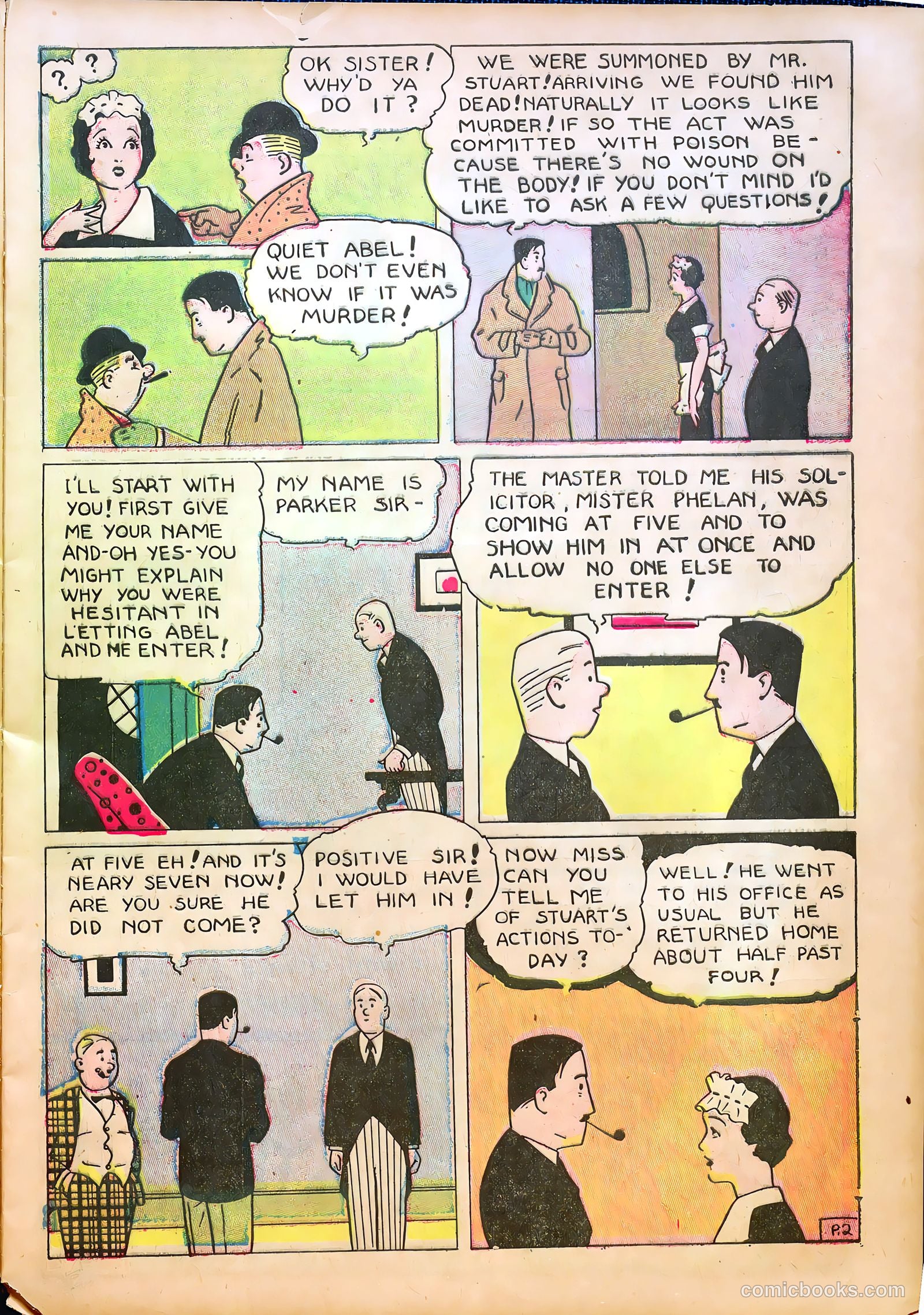 Keen Detective Funnies #10 — page 17 of 52