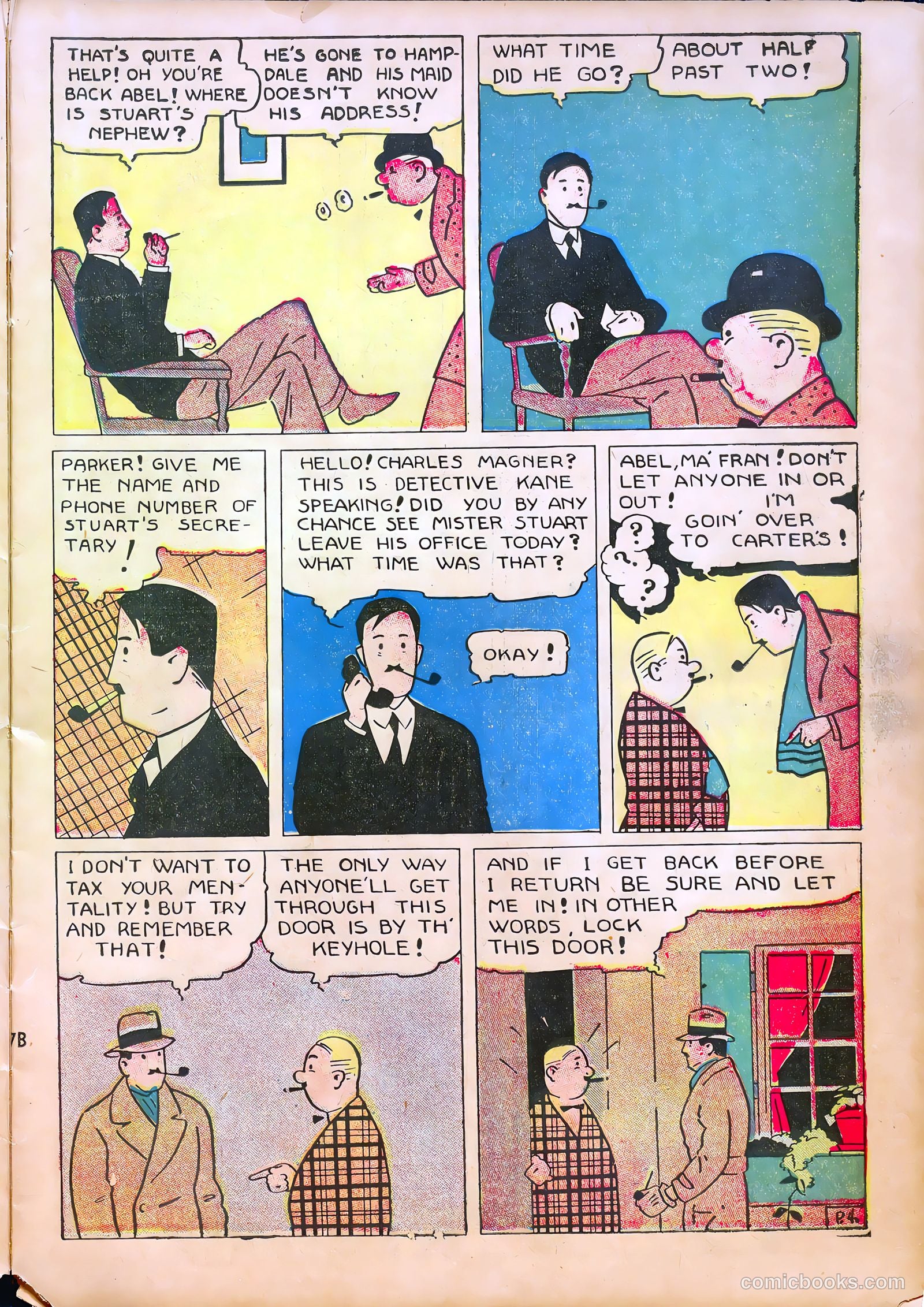 Keen Detective Funnies #10 — page 19 of 52