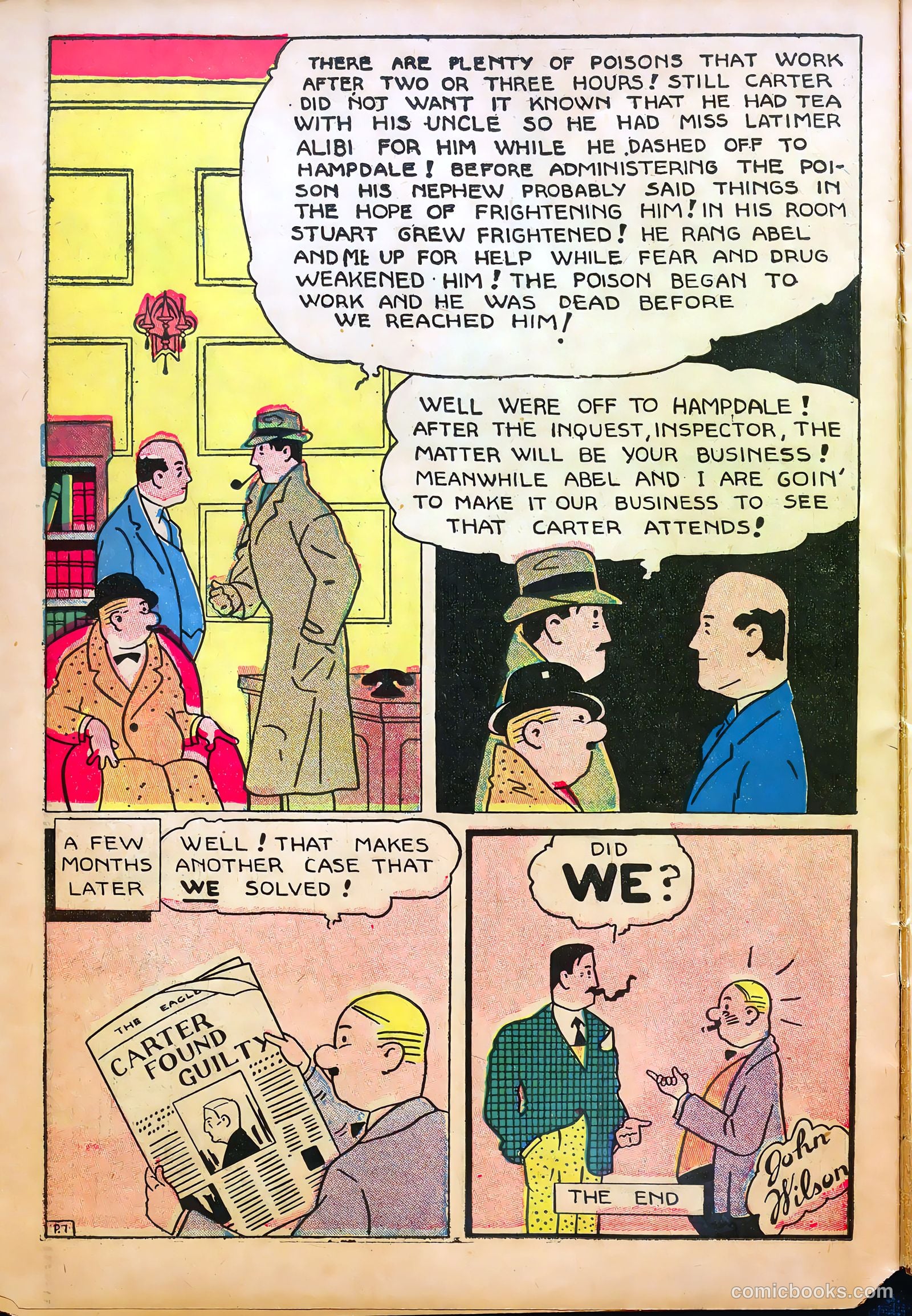 Keen Detective Funnies #10 — page 22 of 52