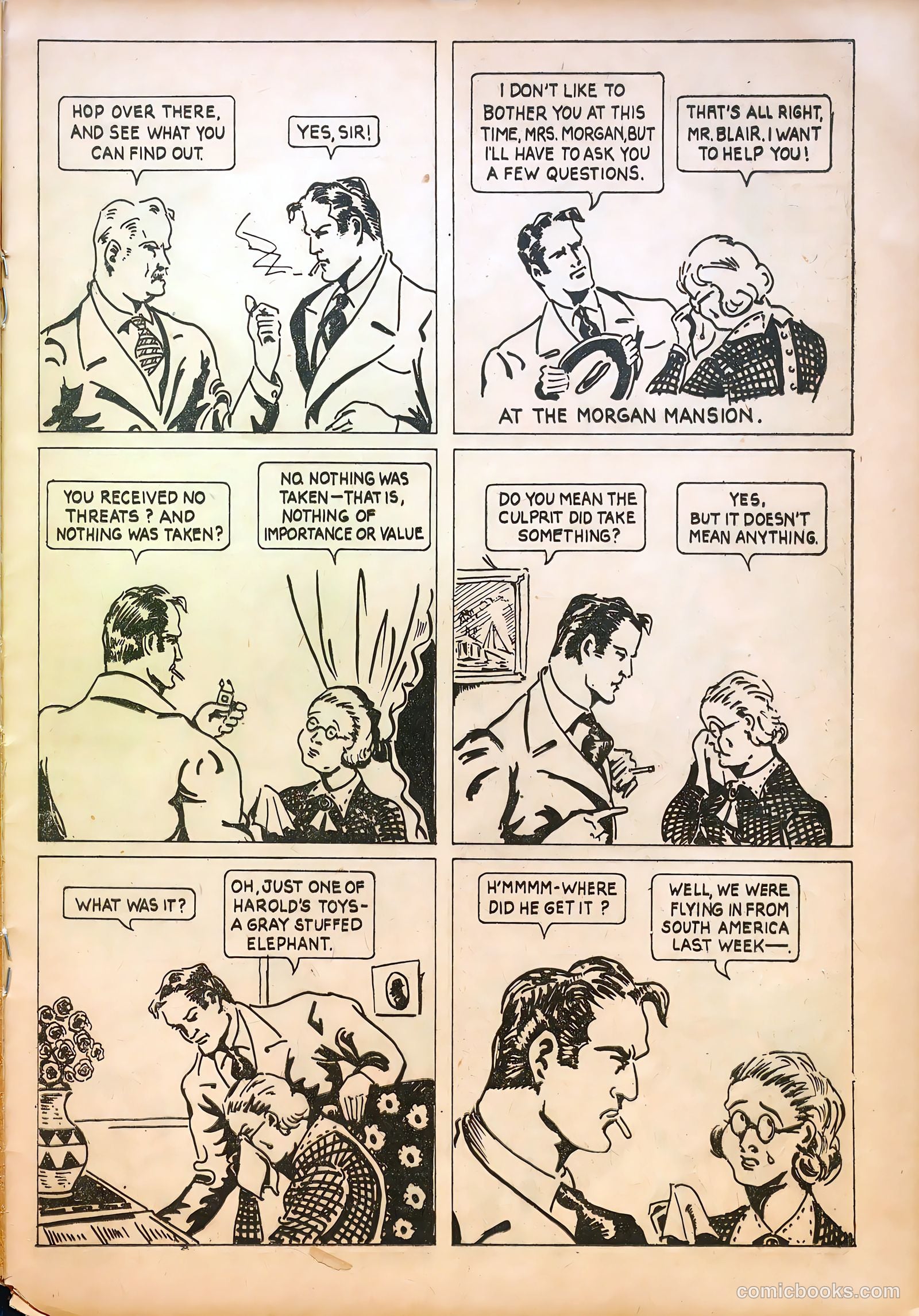 Keen Detective Funnies #10 — page 33 of 52