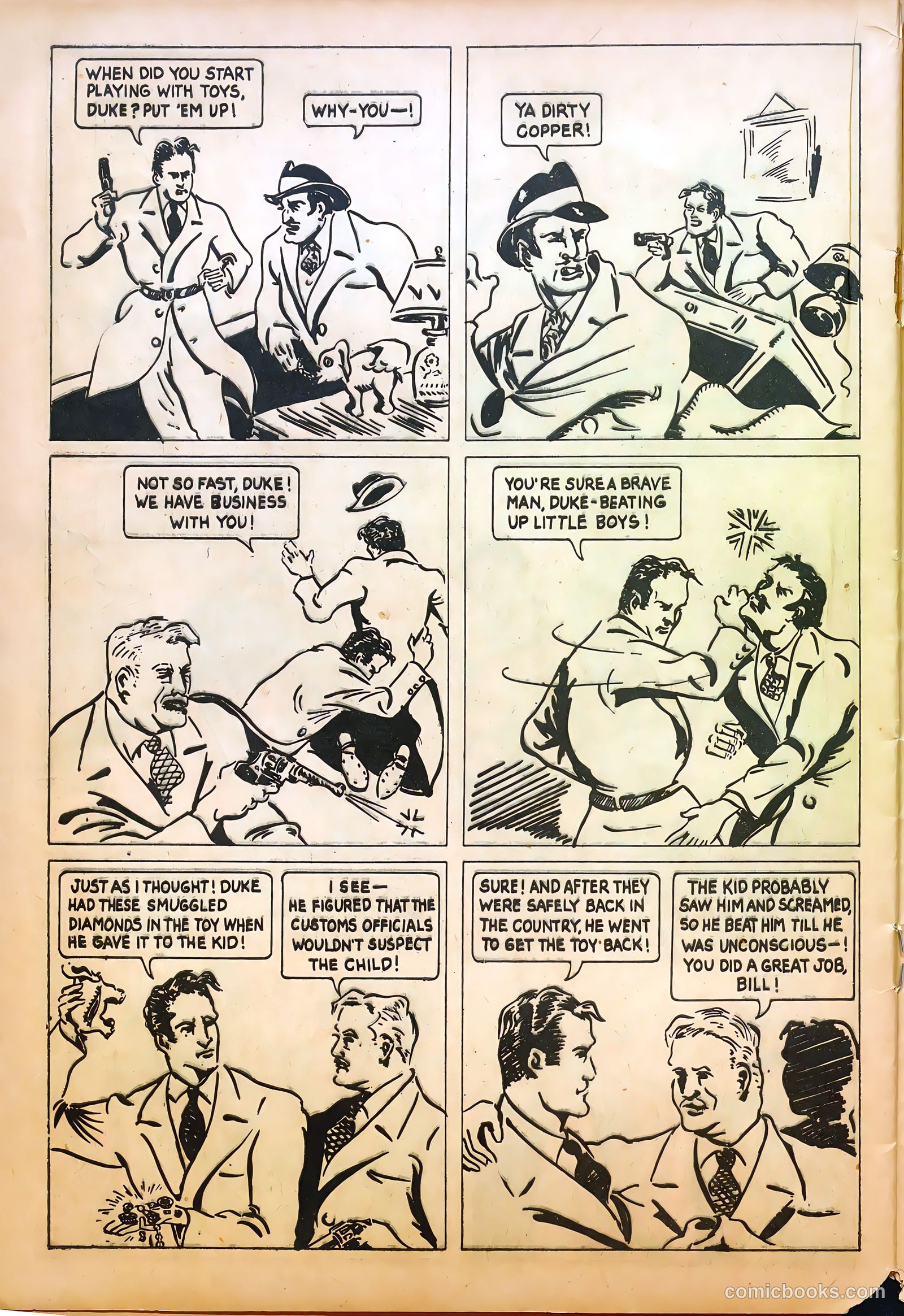 Keen Detective Funnies #10 — page 36 of 52