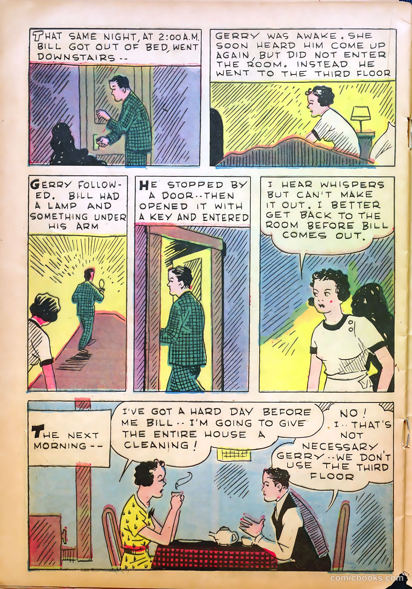 Keen Detective Funnies #10 — page 40 of 52