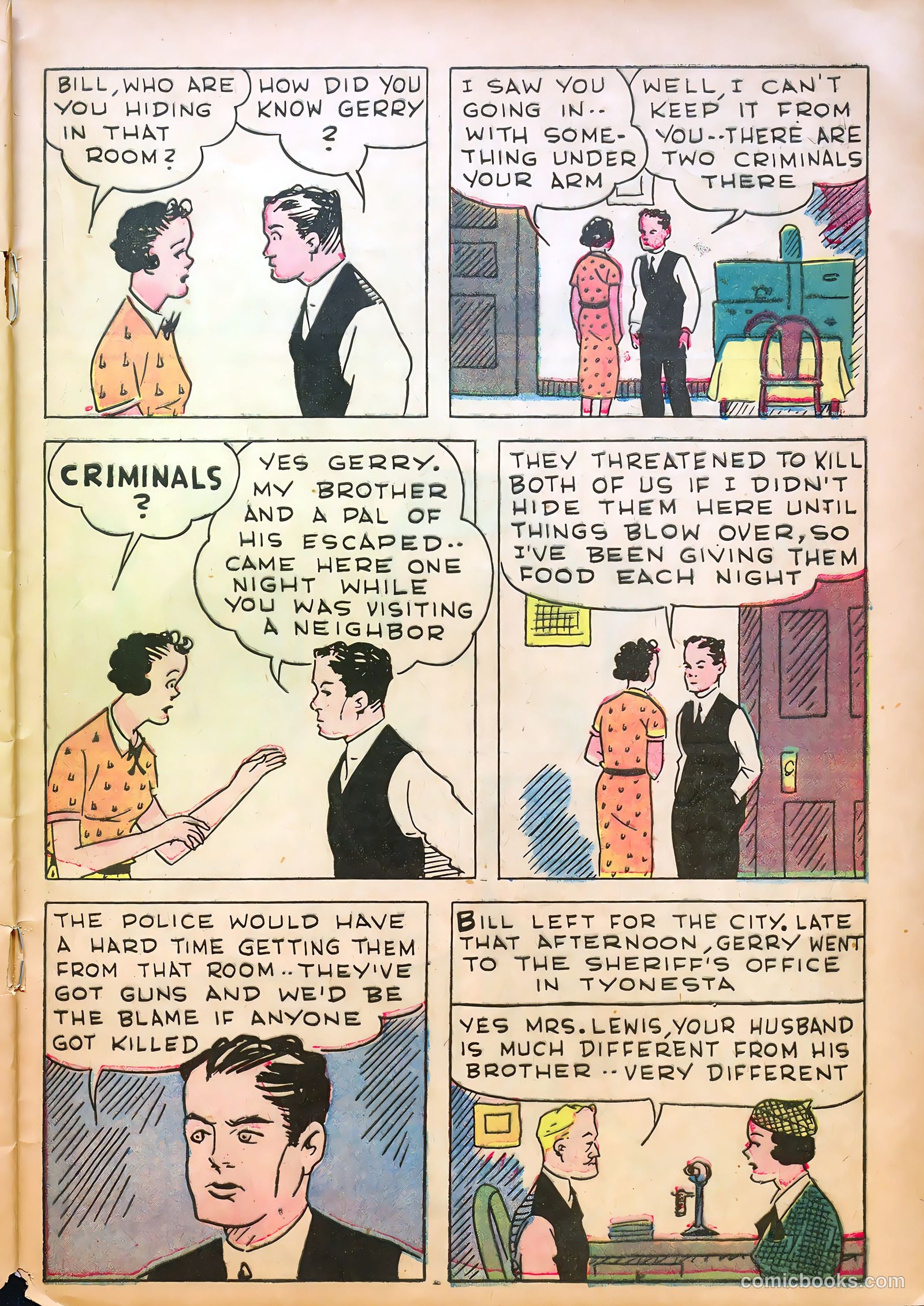 Keen Detective Funnies #10 — page 41 of 52