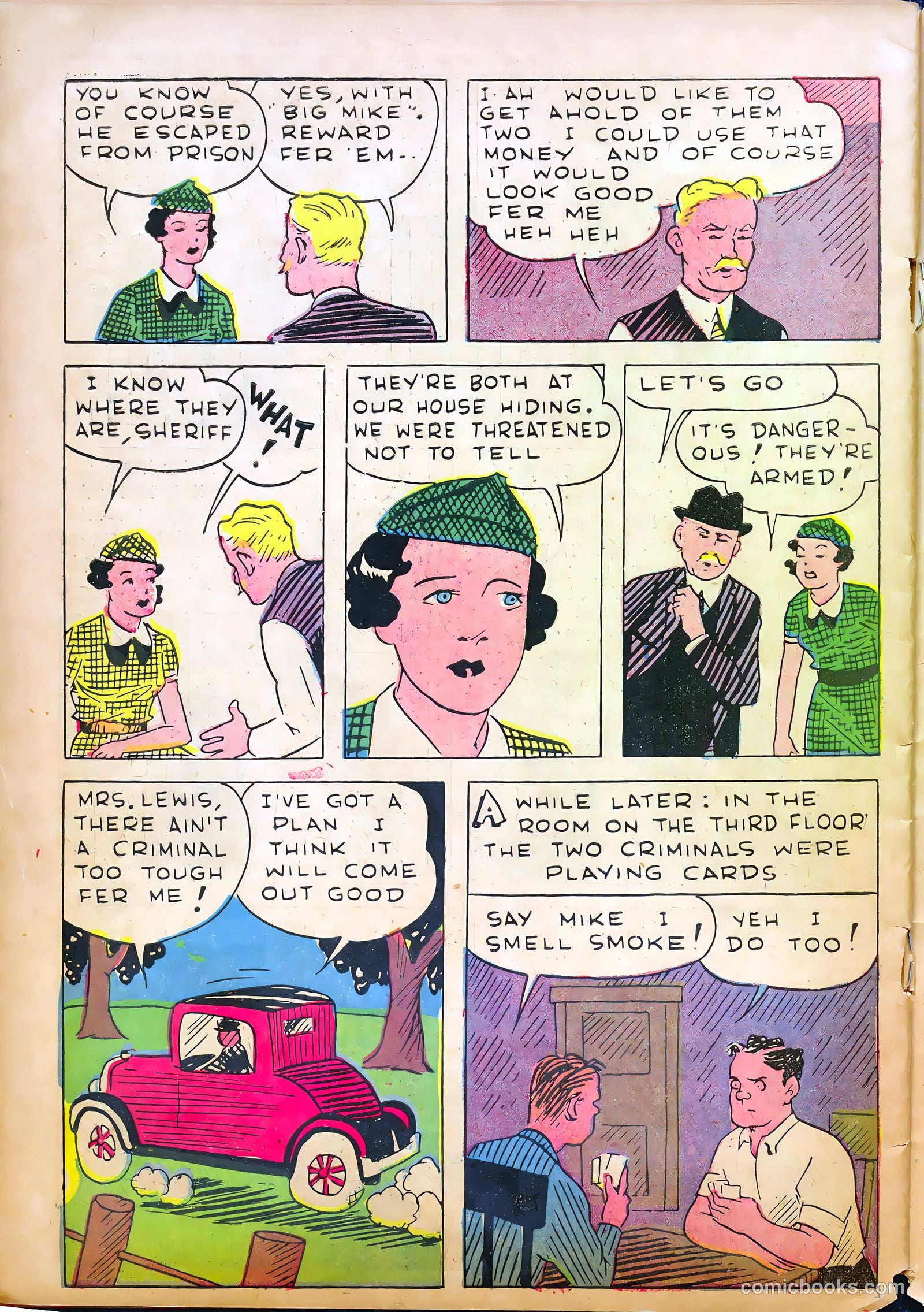 Keen Detective Funnies #10 — page 42 of 52