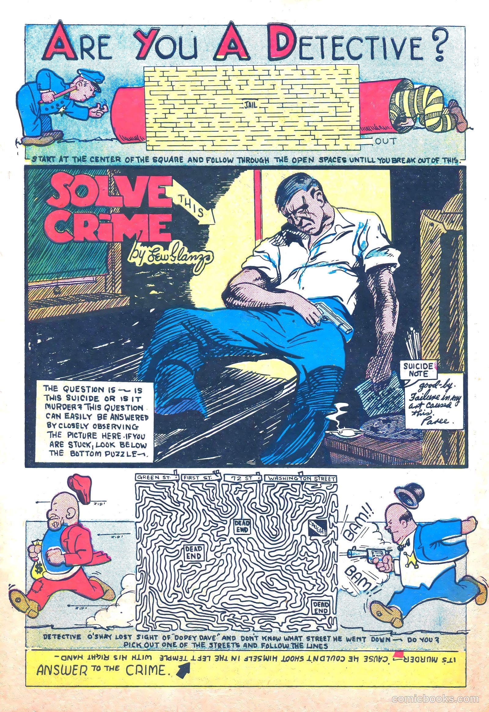 Keen Detective Funnies #11 — page 42 of 68