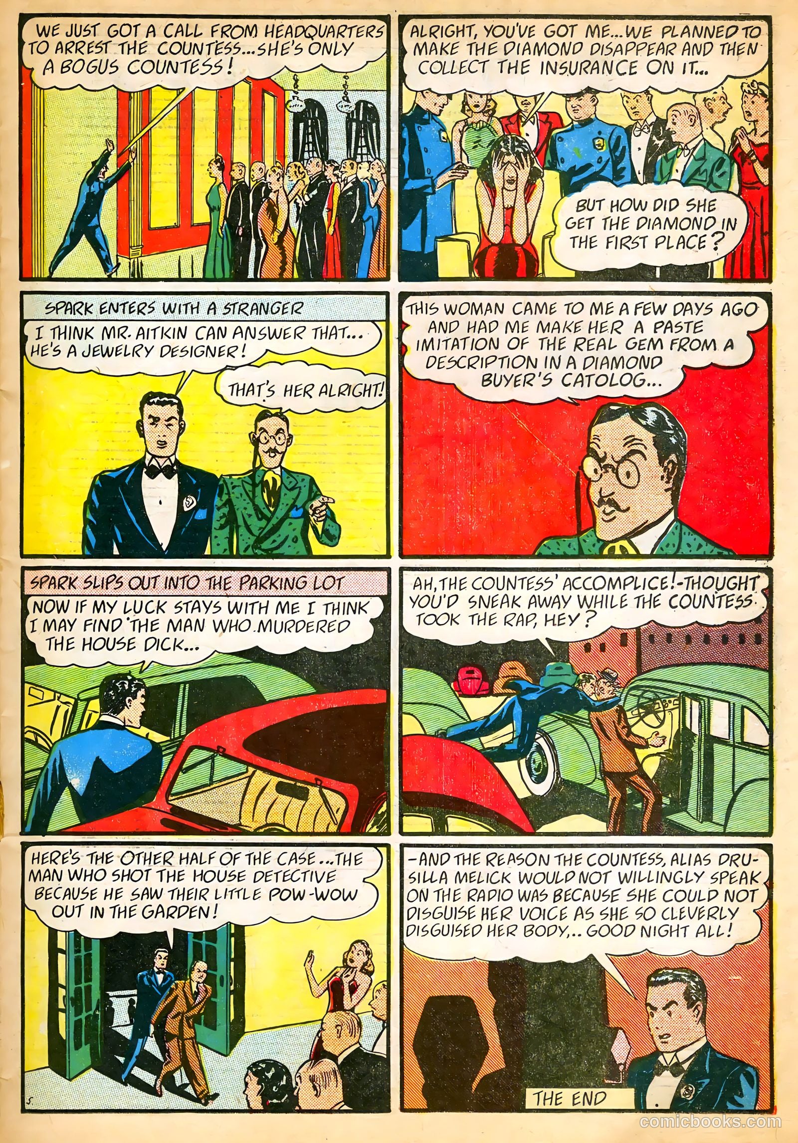 Keen Detective Funnies #12 — page 19 of 68