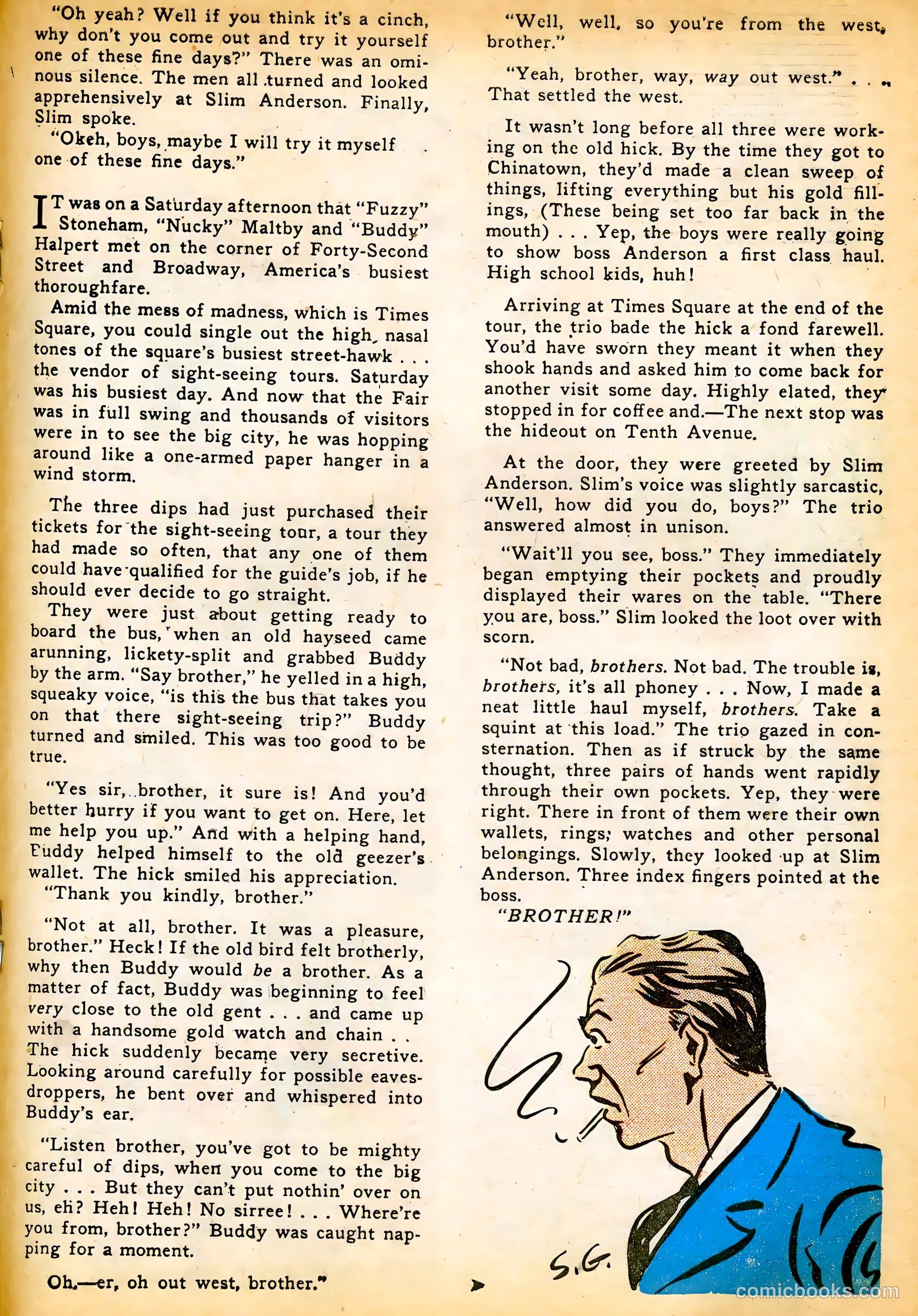 Keen Detective Funnies #12 — page 35 of 68
