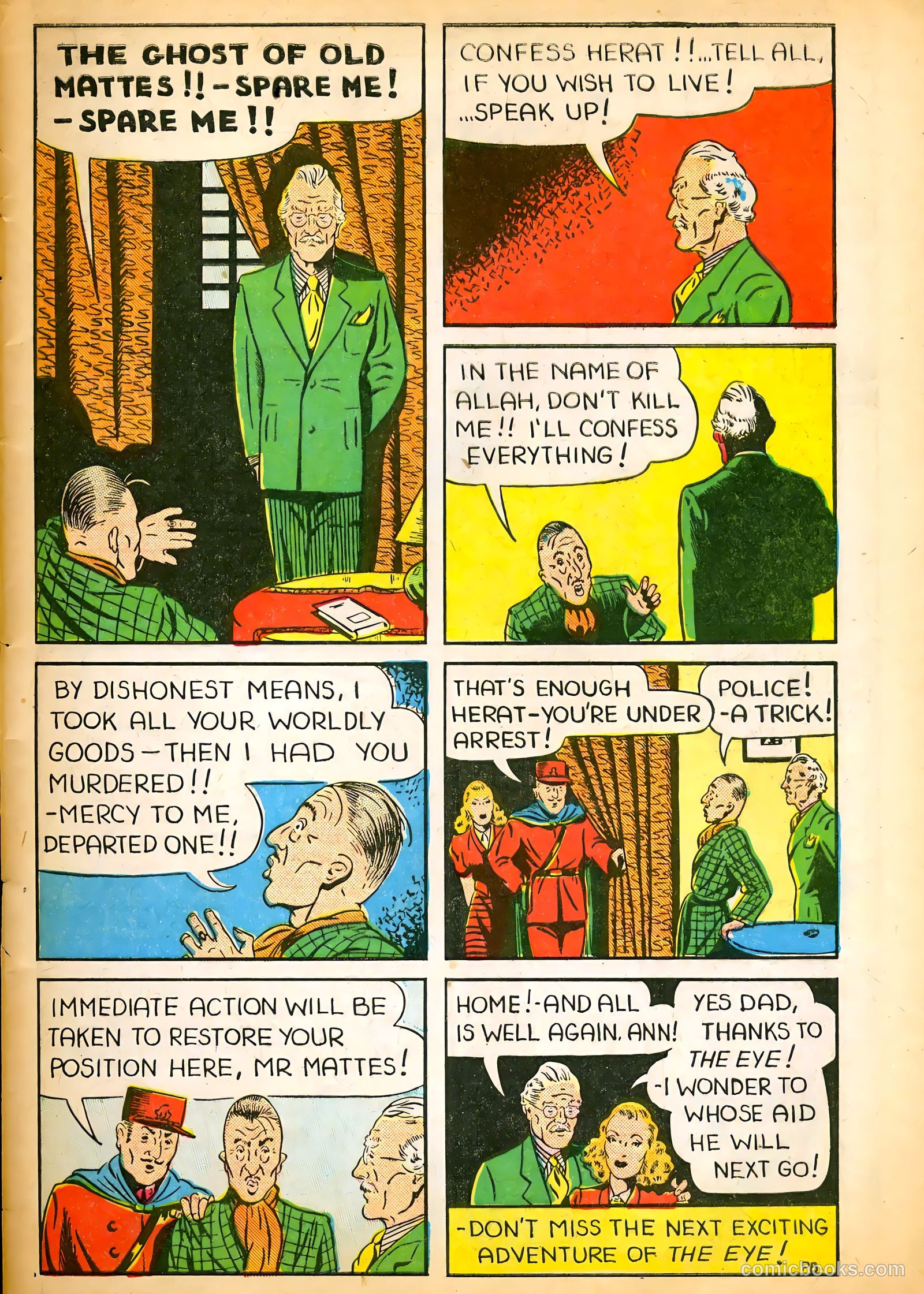 Keen Detective Funnies #12 — page 57 of 68