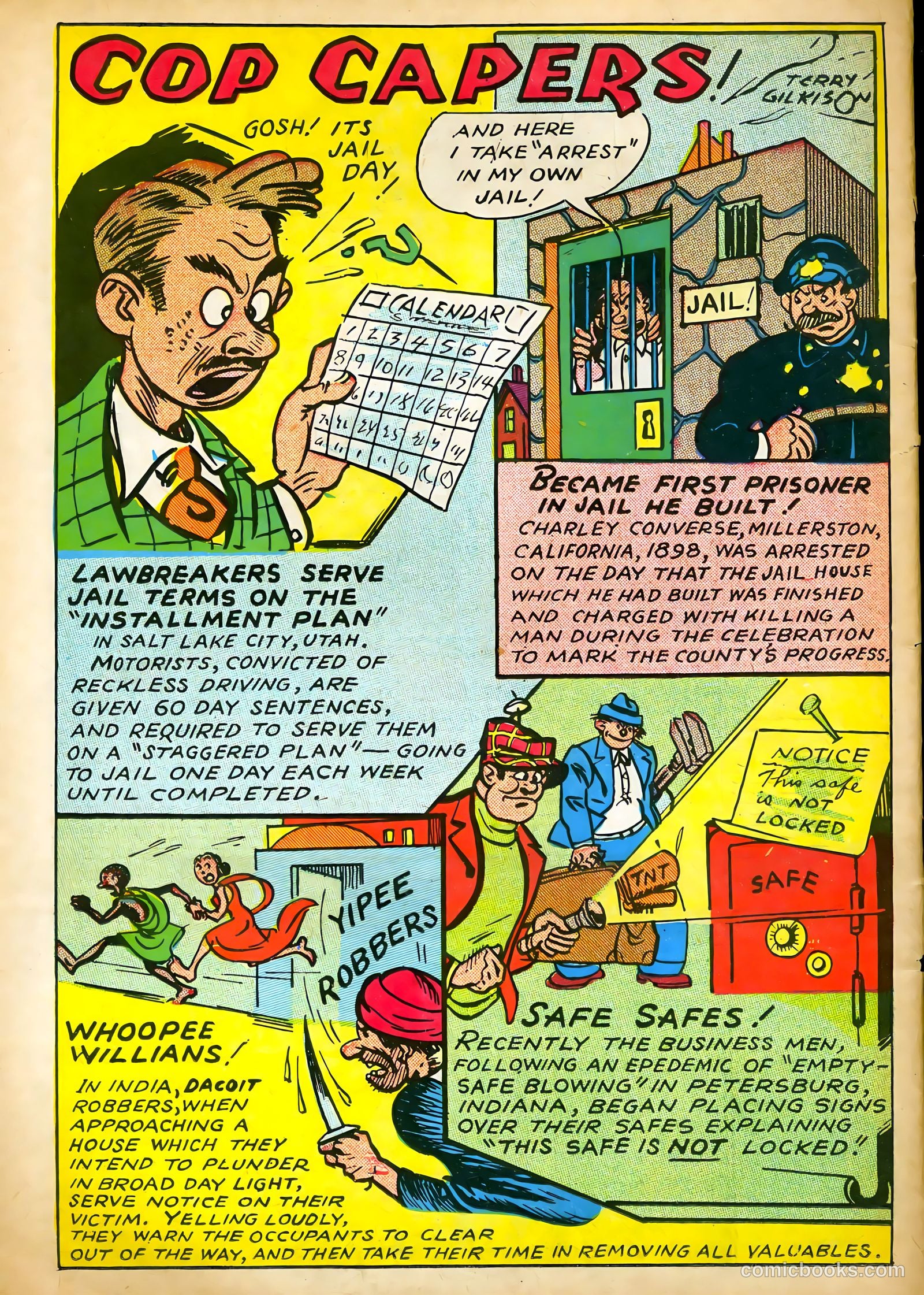 Keen Detective Funnies #12 — page 66 of 68