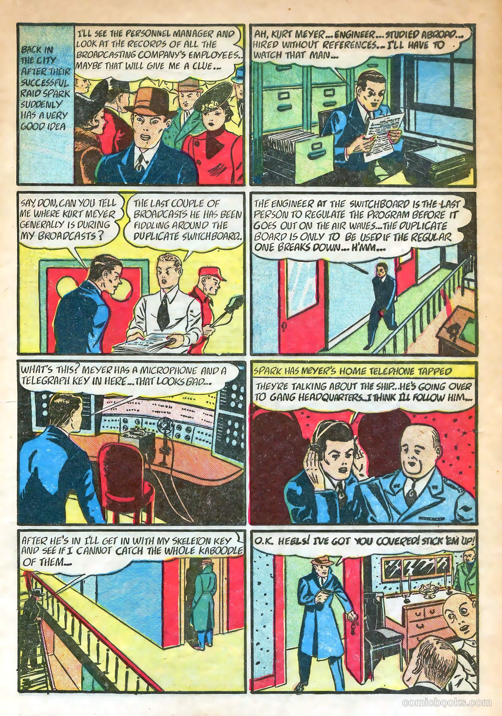 Keen Detective Funnies #18 — page 16 of 67