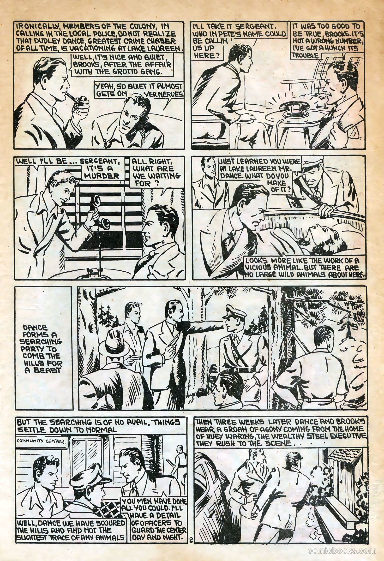 Keen Detective Funnies #18 — page 36 of 67