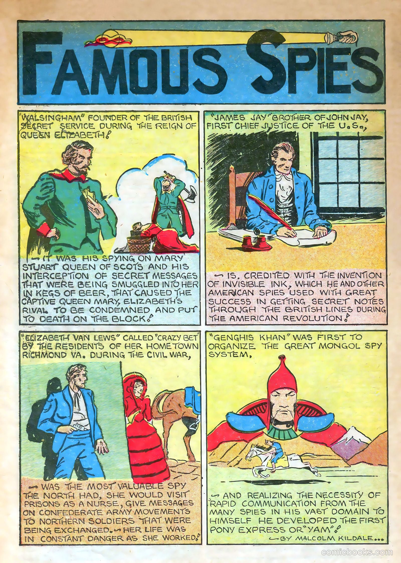 Keen Detective Funnies #18 — page 65 of 67