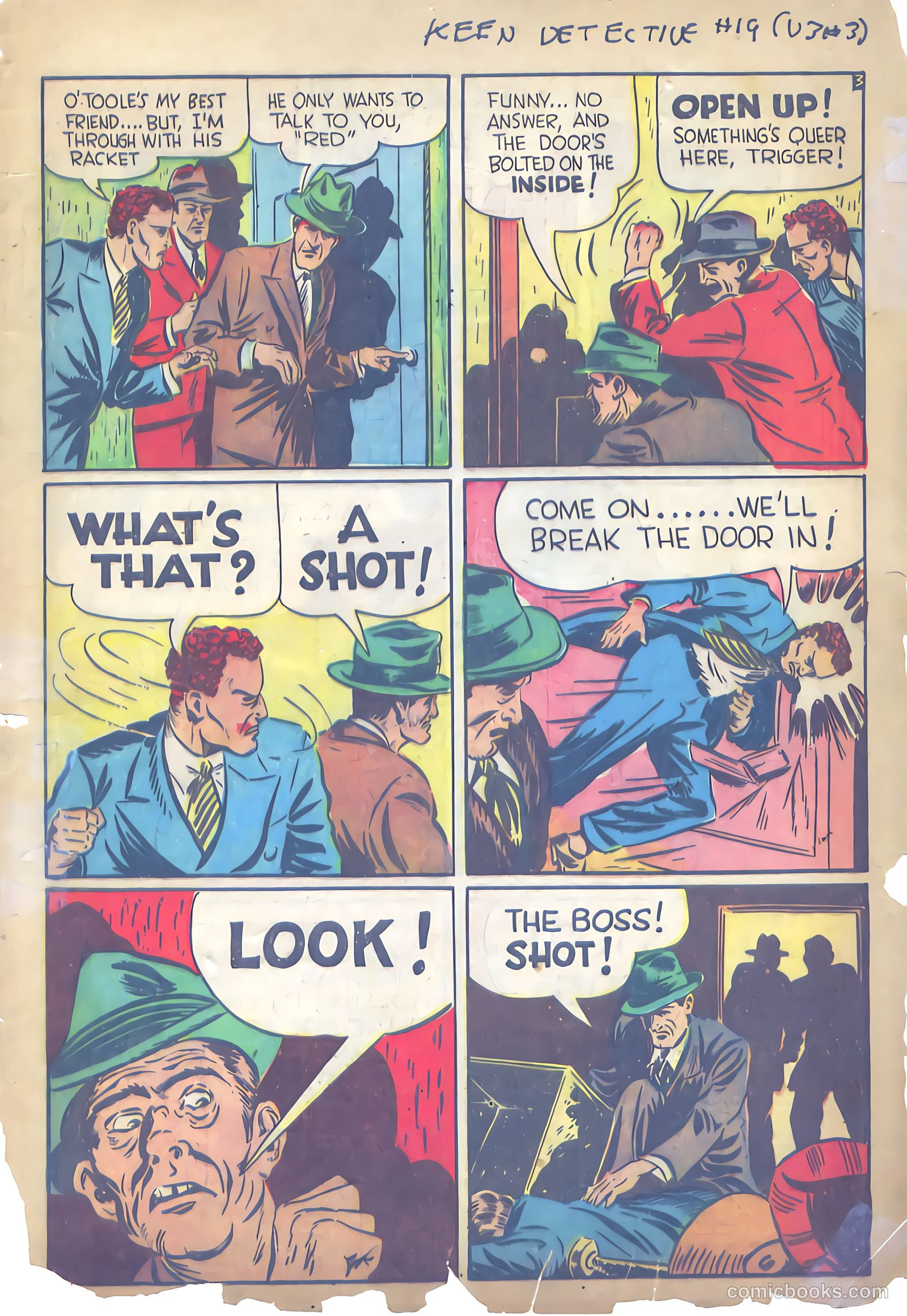 Keen Detective Funnies #19 — page 2 of 61
