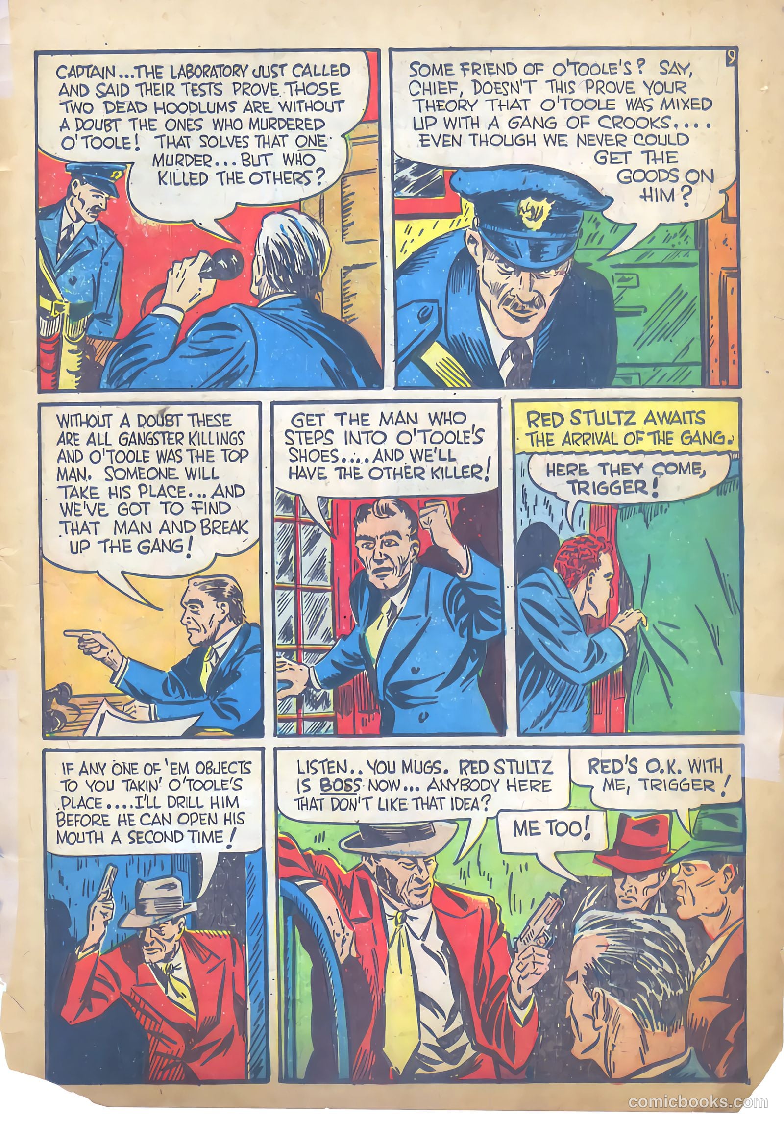 Keen Detective Funnies #19 — page 8 of 61