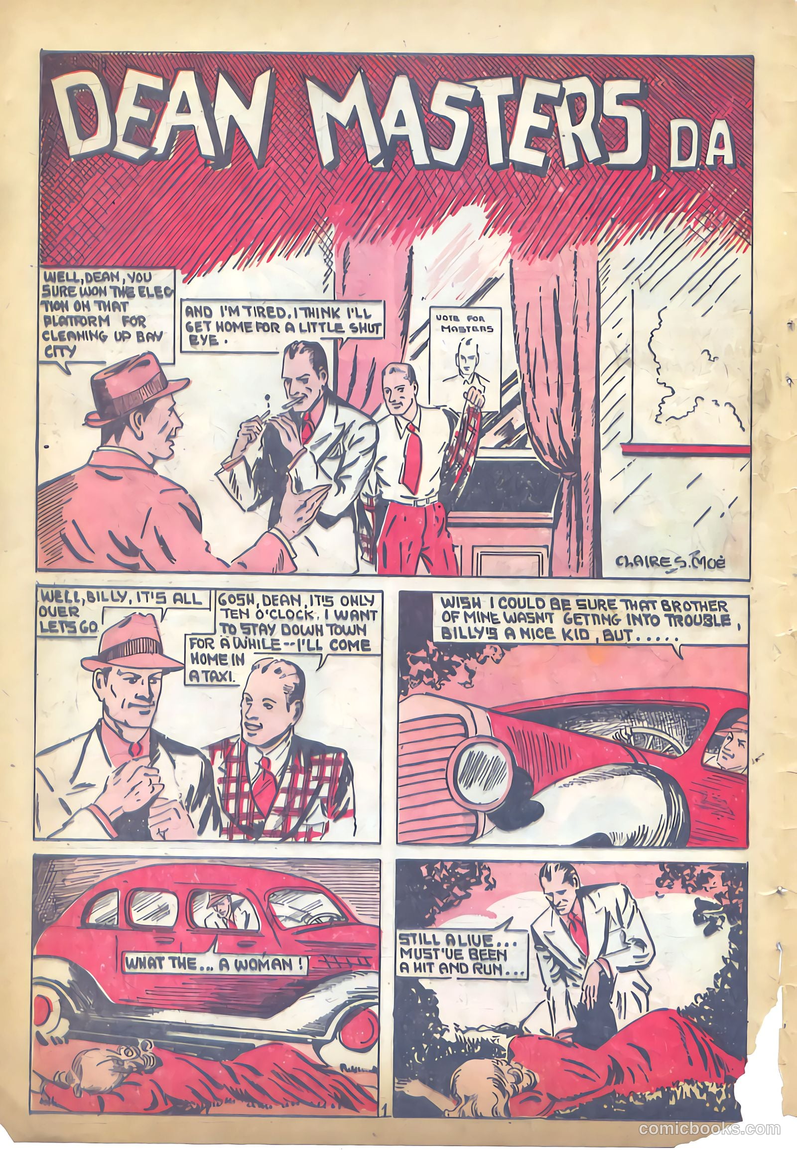 Keen Detective Funnies #19 — page 17 of 61