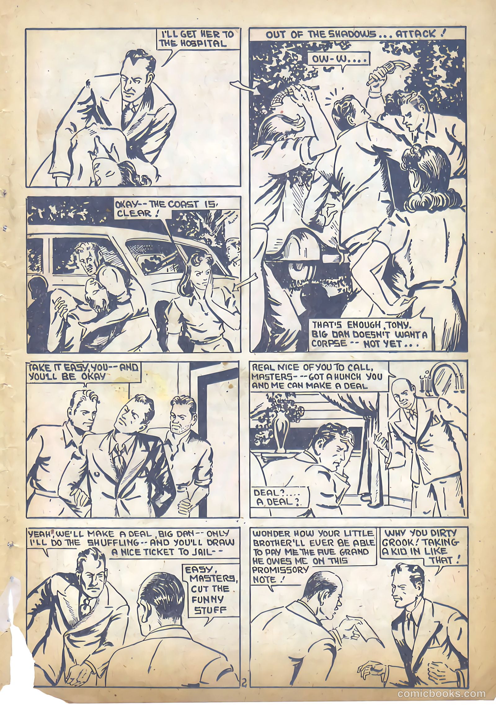 Keen Detective Funnies #19 — page 18 of 61