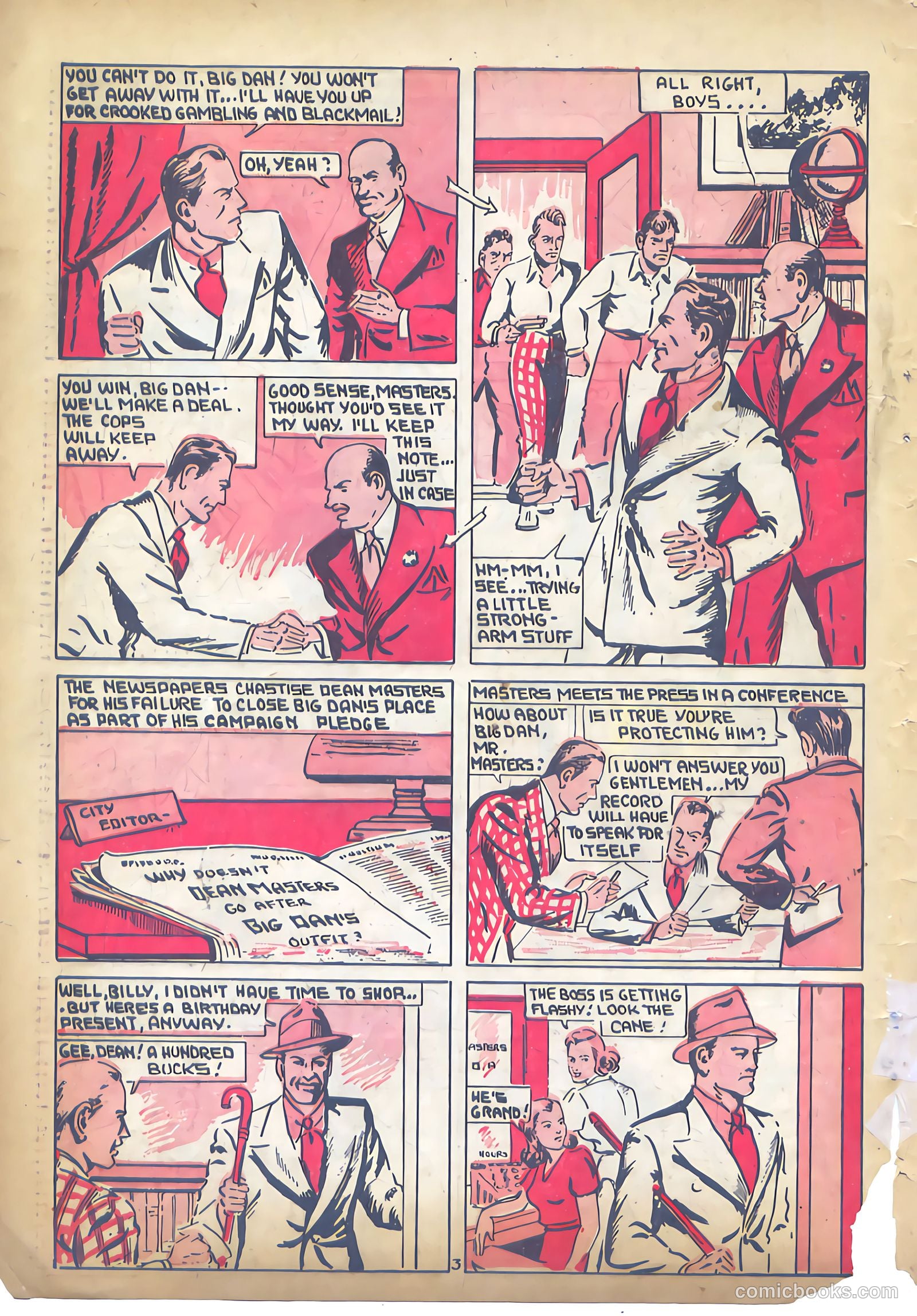 Keen Detective Funnies #19 — page 19 of 61