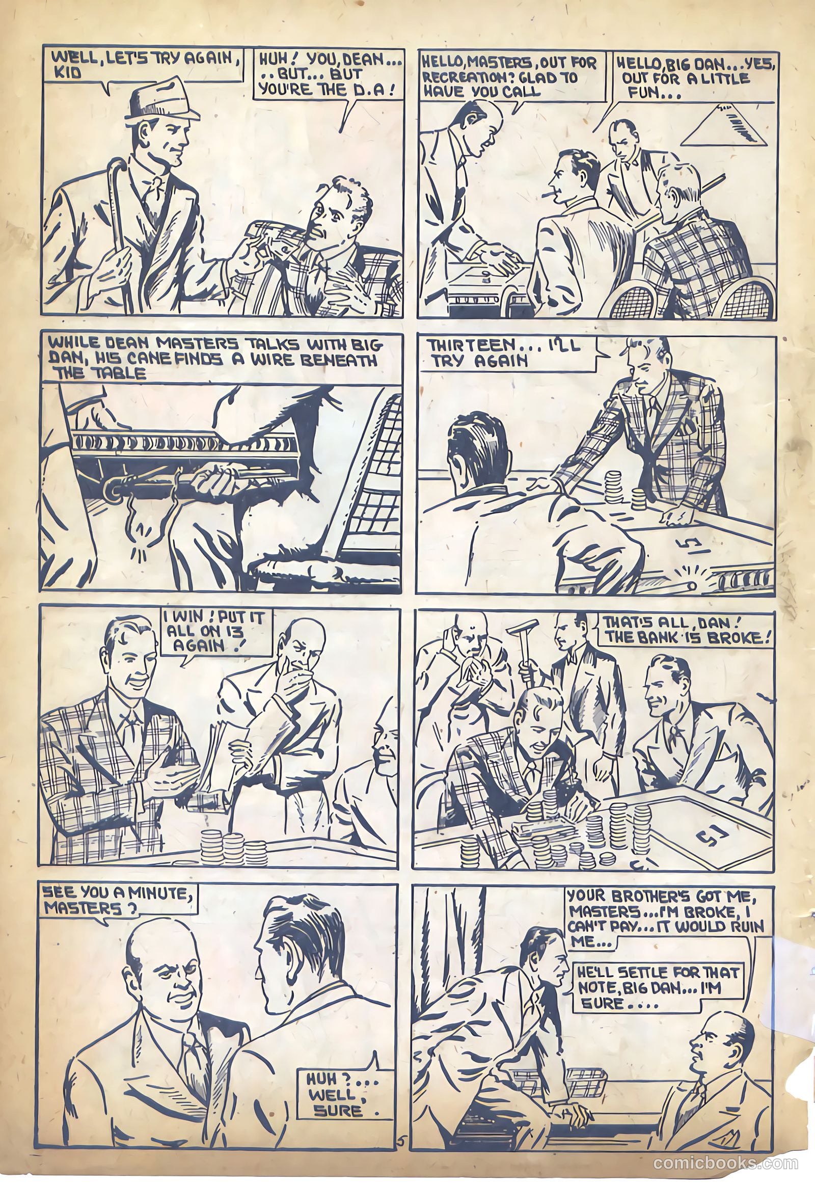 Keen Detective Funnies #19 — page 21 of 61