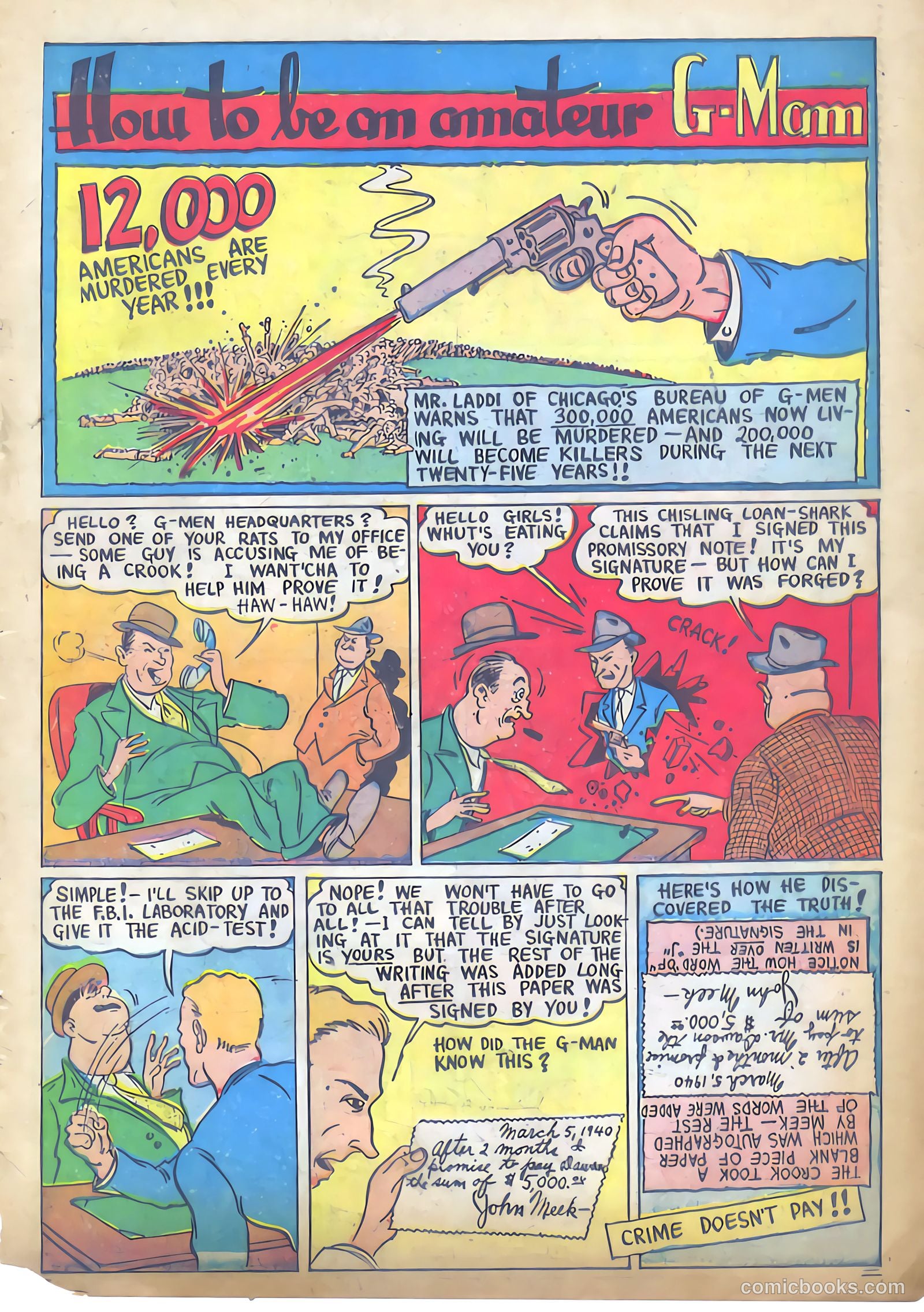 Keen Detective Funnies #19 — page 24 of 61