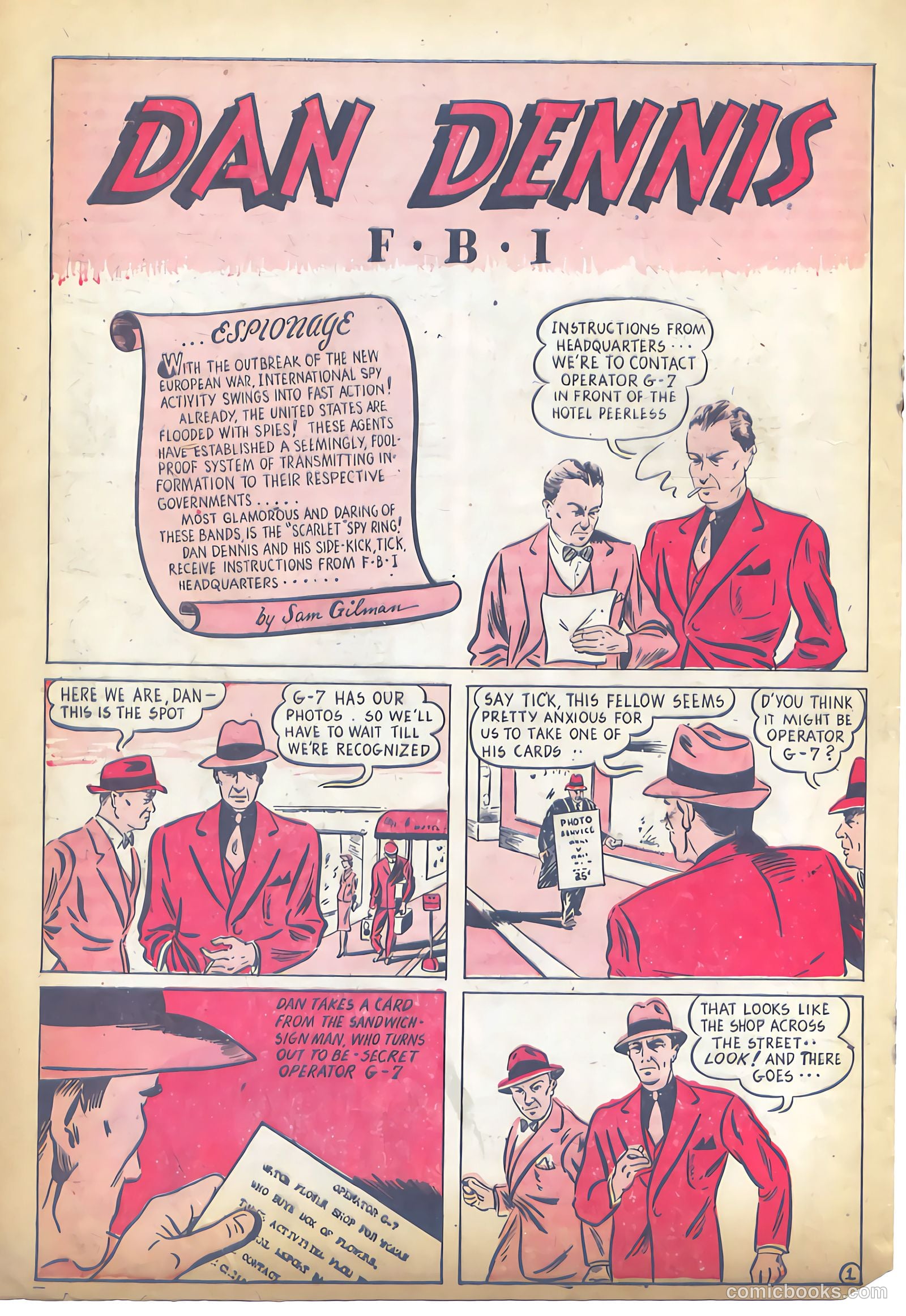 Keen Detective Funnies #19 — page 33 of 61