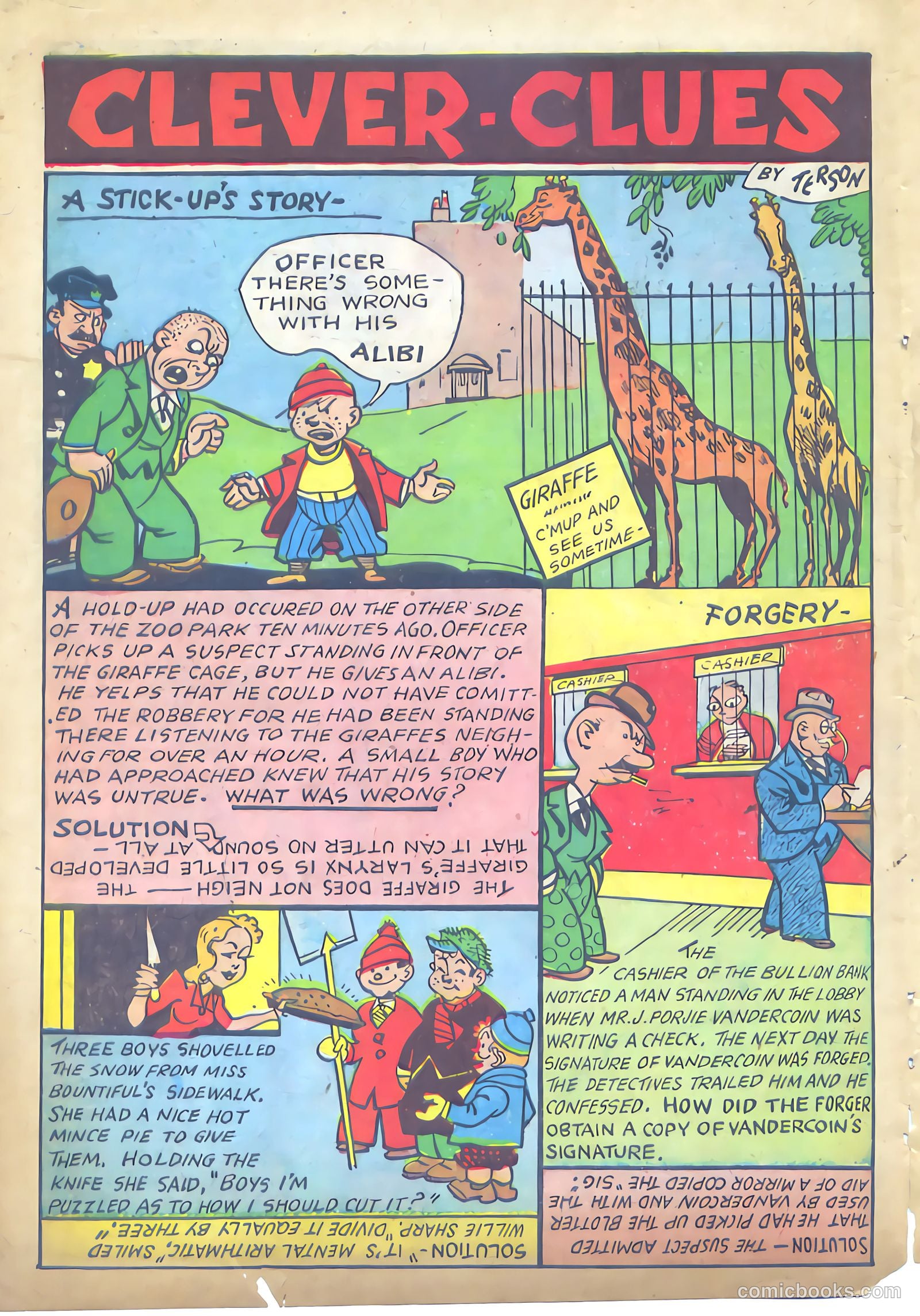 Keen Detective Funnies #19 — page 39 of 61