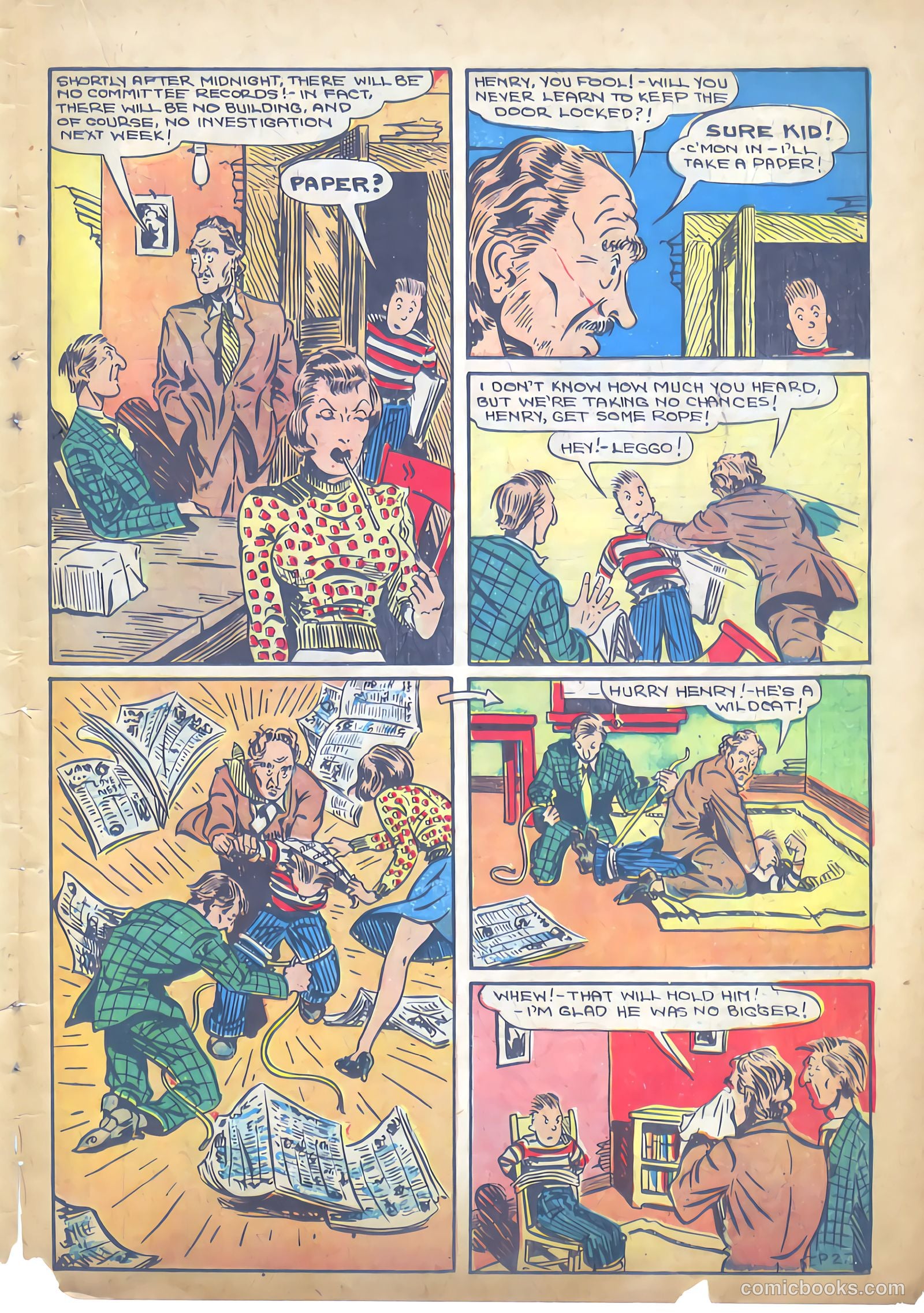 Keen Detective Funnies #19 — page 48 of 61
