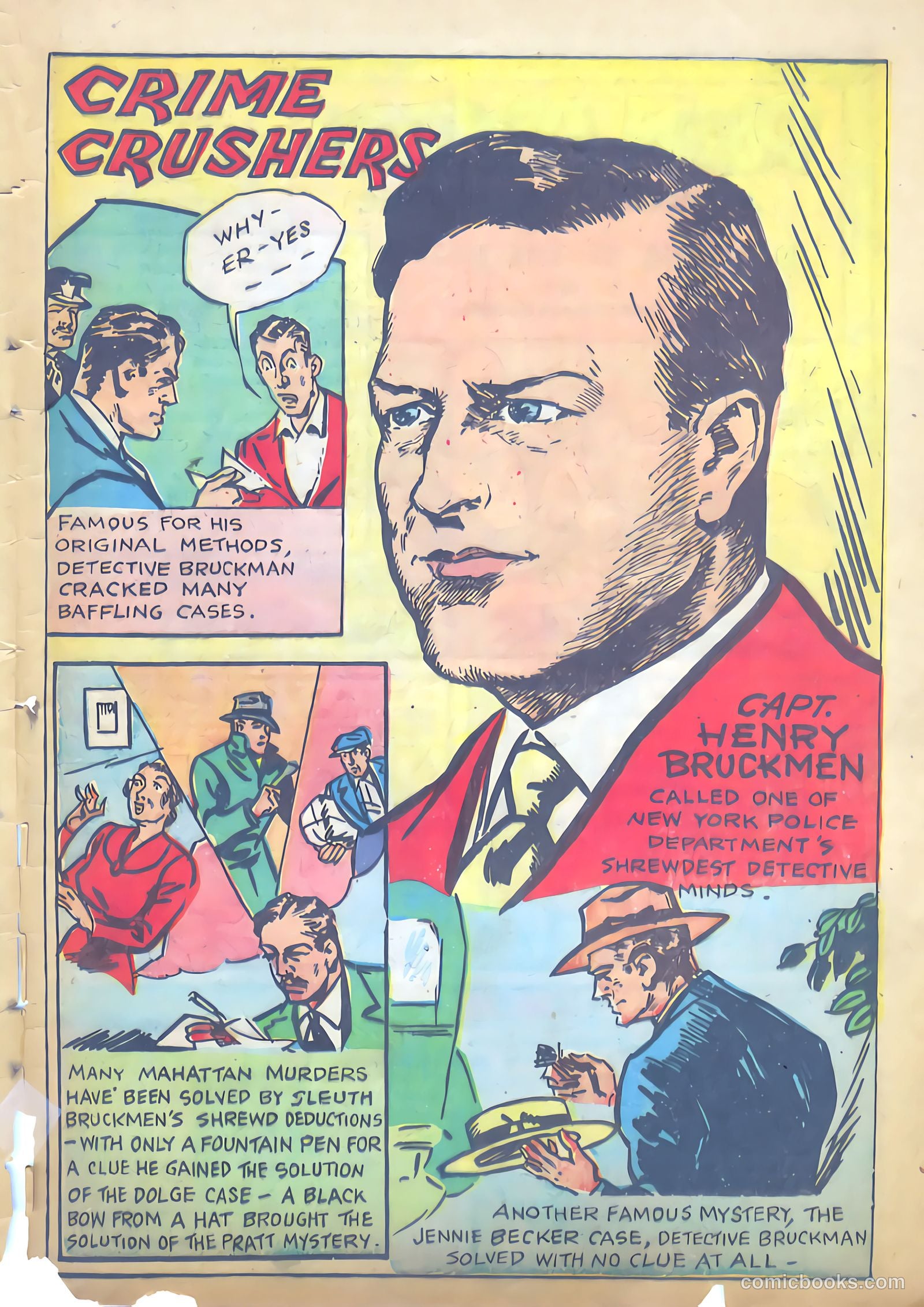 Keen Detective Funnies #19 — page 54 of 61