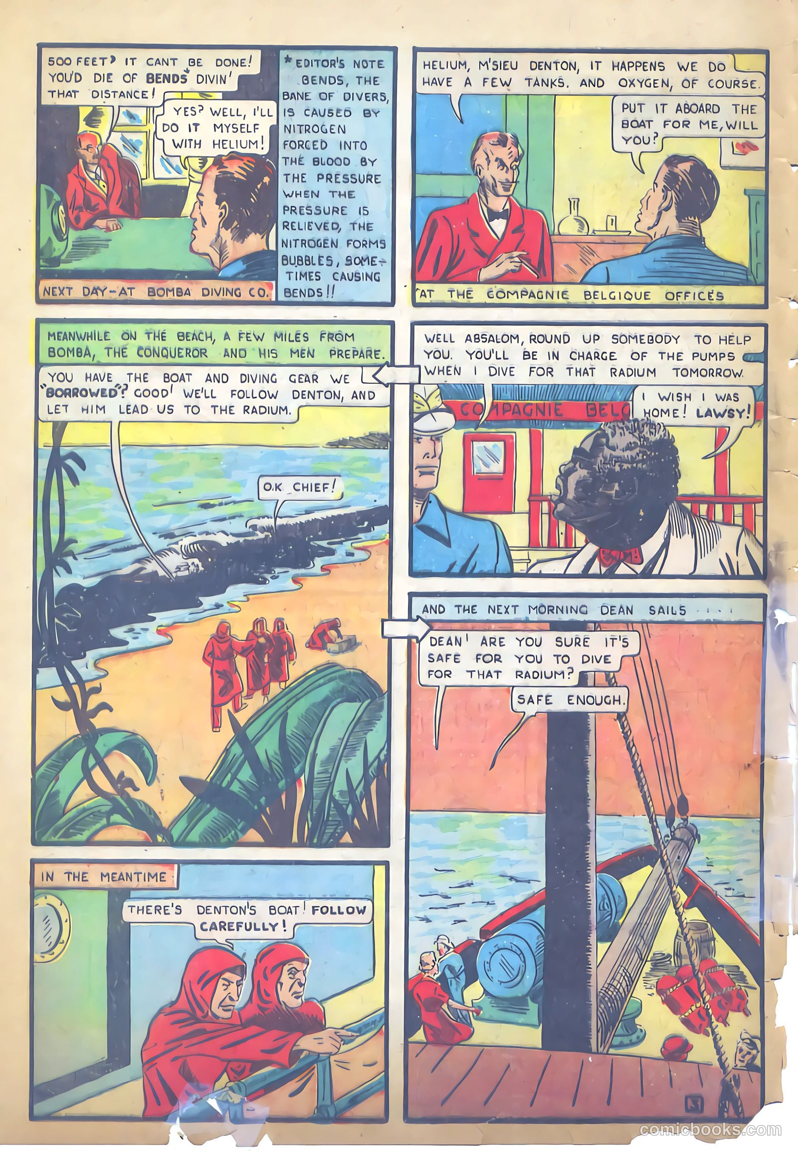 Keen Detective Funnies #19 — page 57 of 61