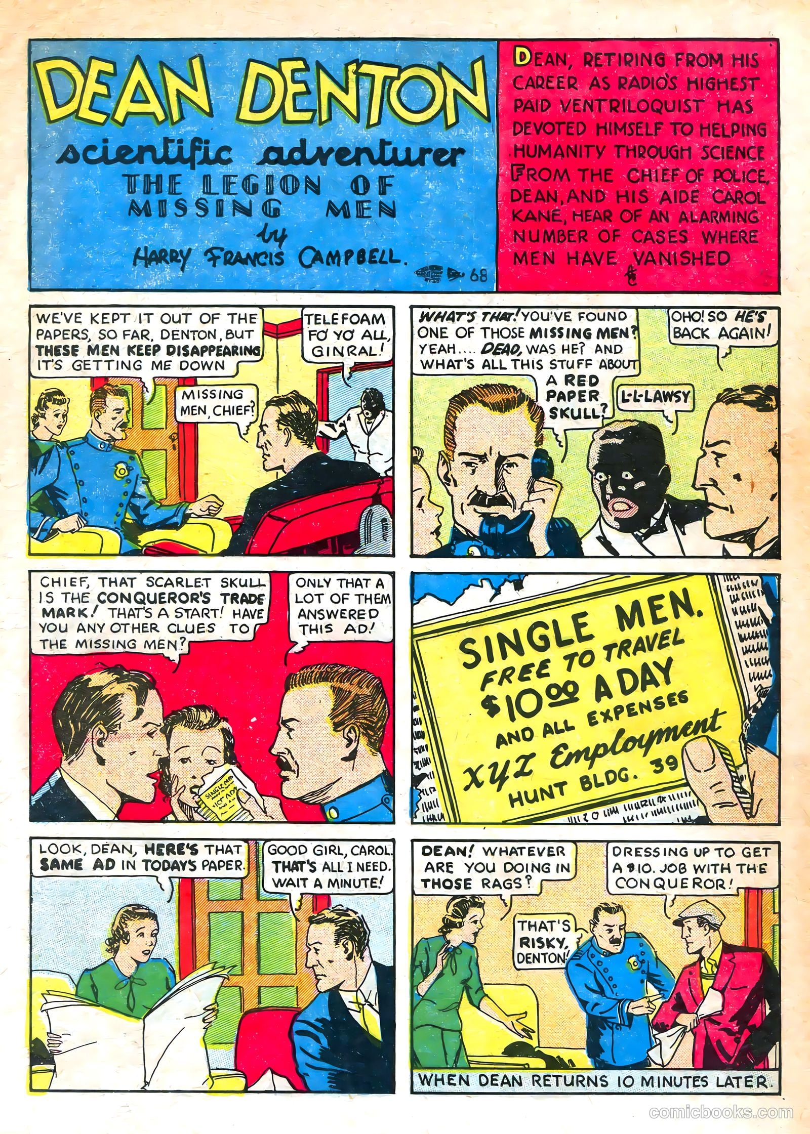 Keen Detective Funnies #2 — page 3 of 52