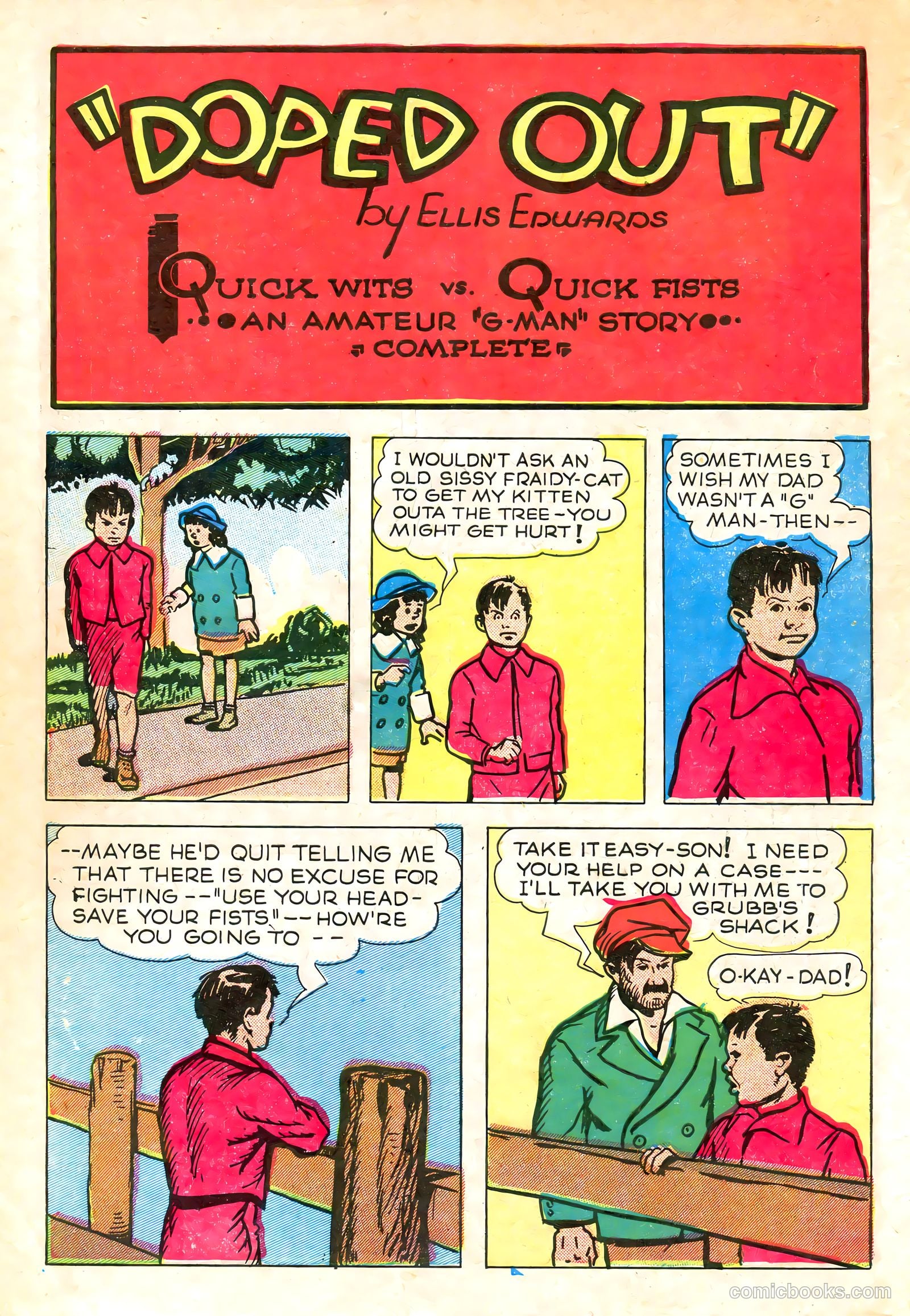 Keen Detective Funnies #2 — page 42 of 52