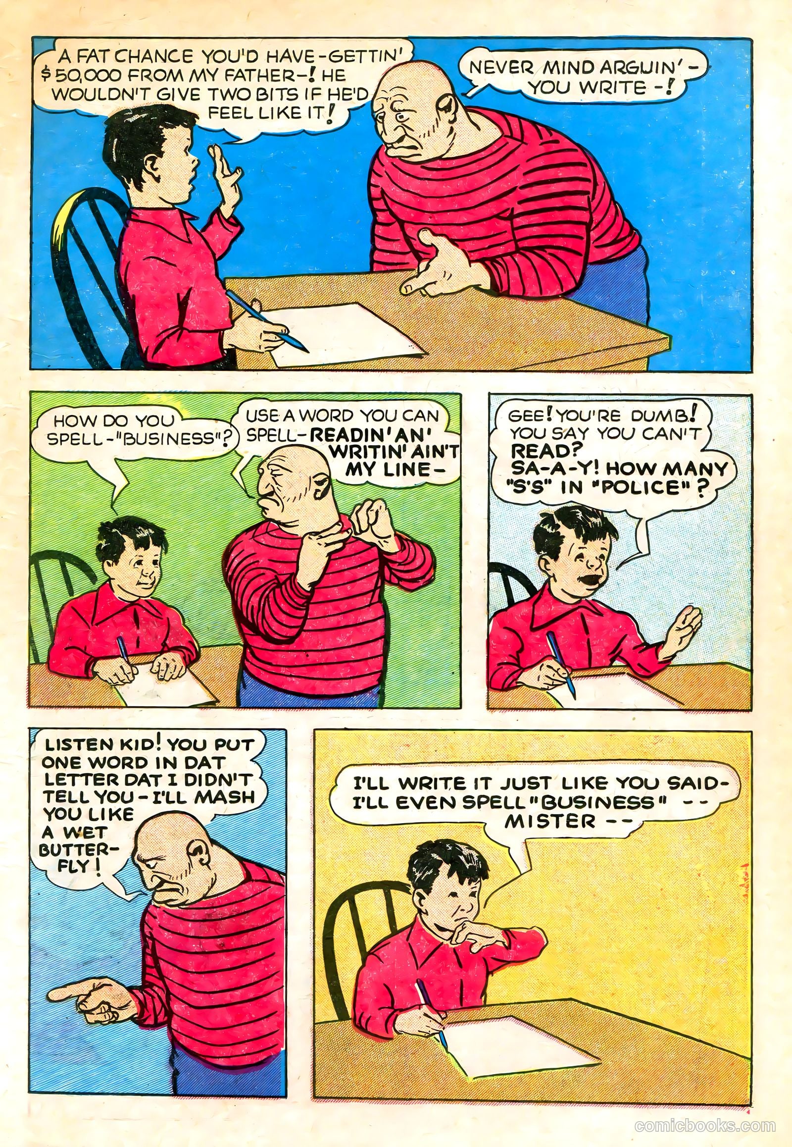 Keen Detective Funnies #2 — page 47 of 52