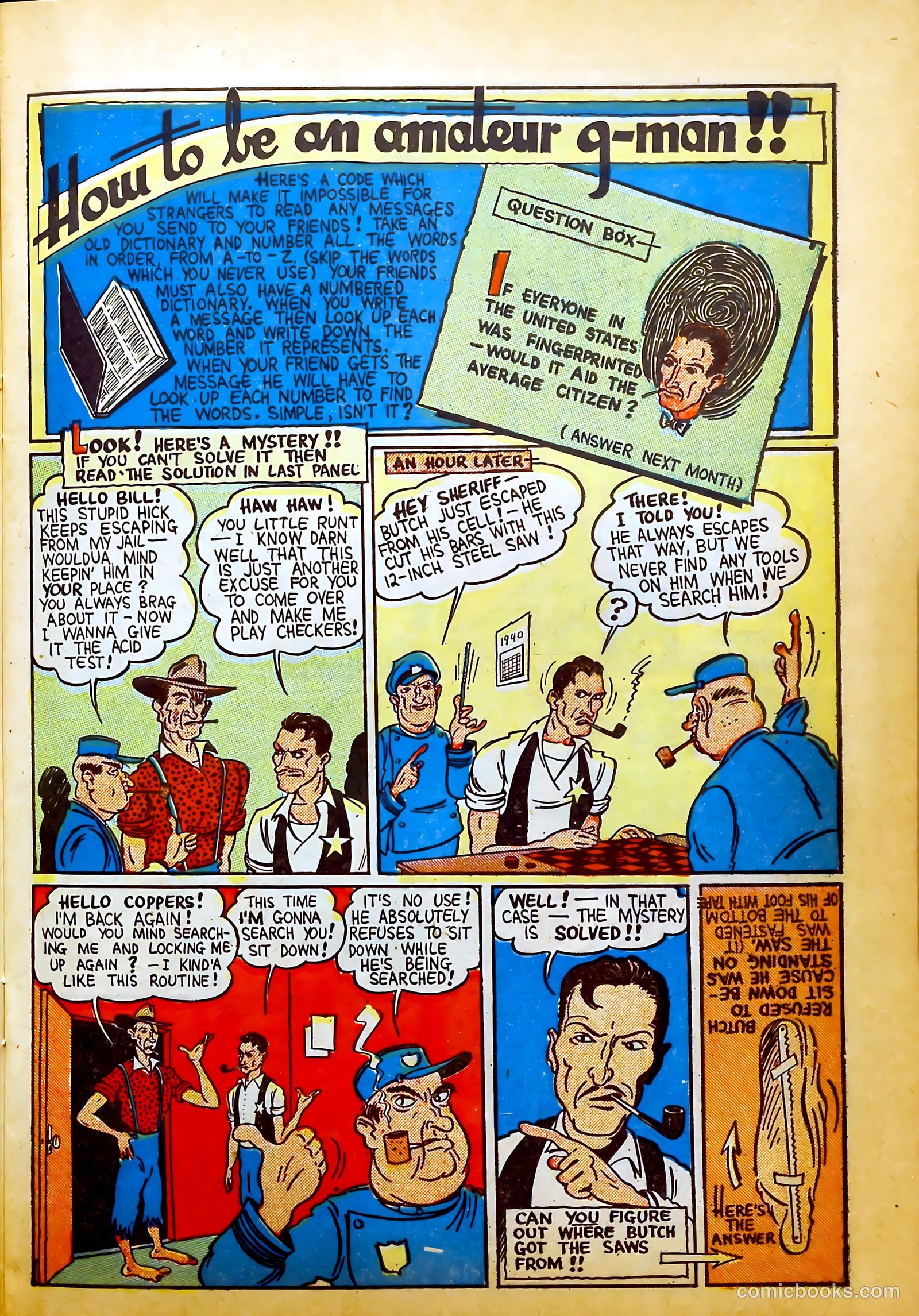 Keen Detective Funnies #20 — page 27 of 68