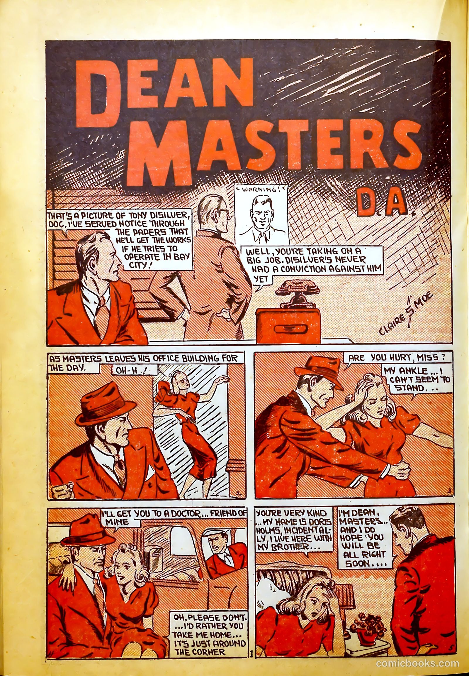 Keen Detective Funnies #20 — page 36 of 68