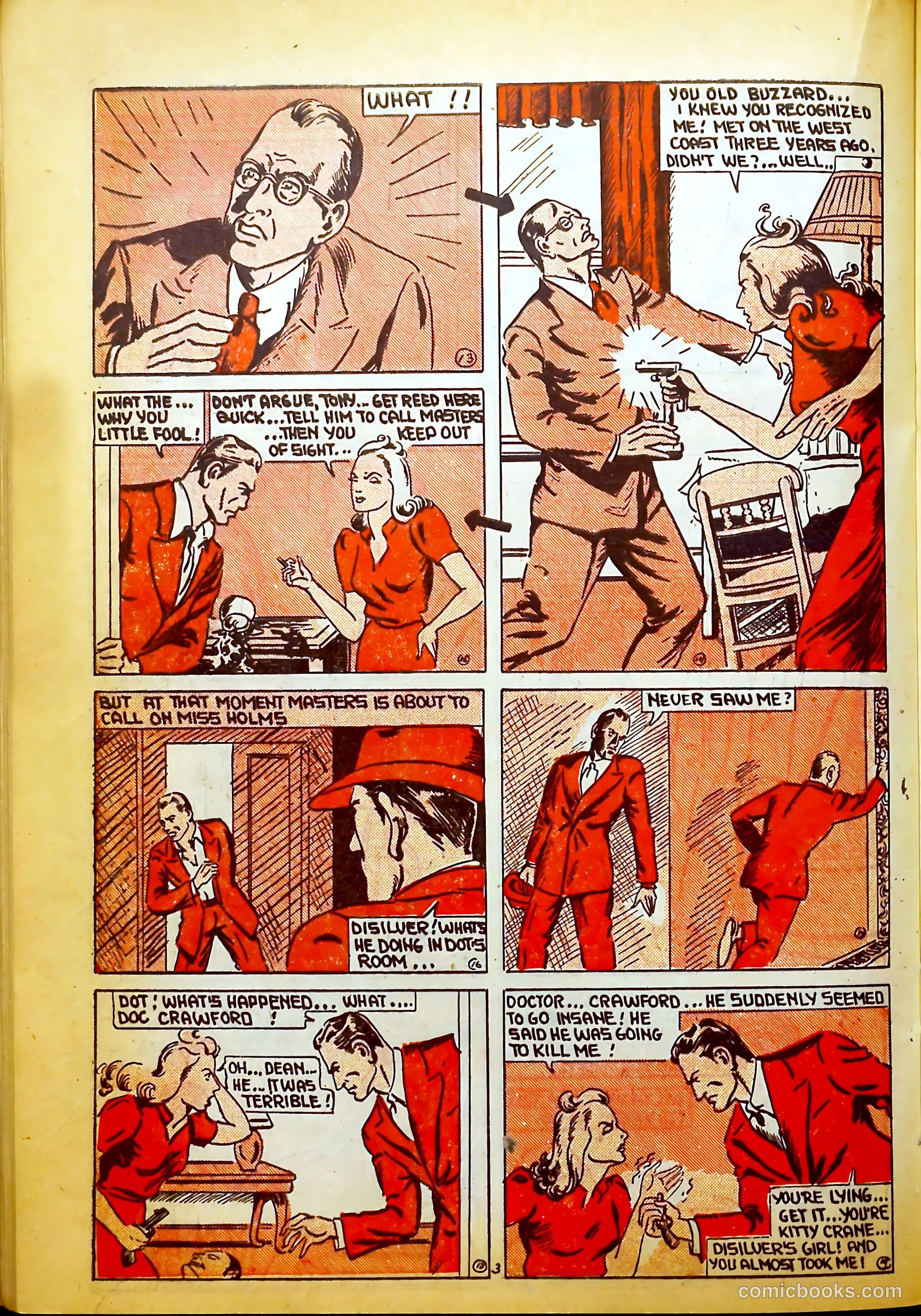 Keen Detective Funnies #20 — page 38 of 68