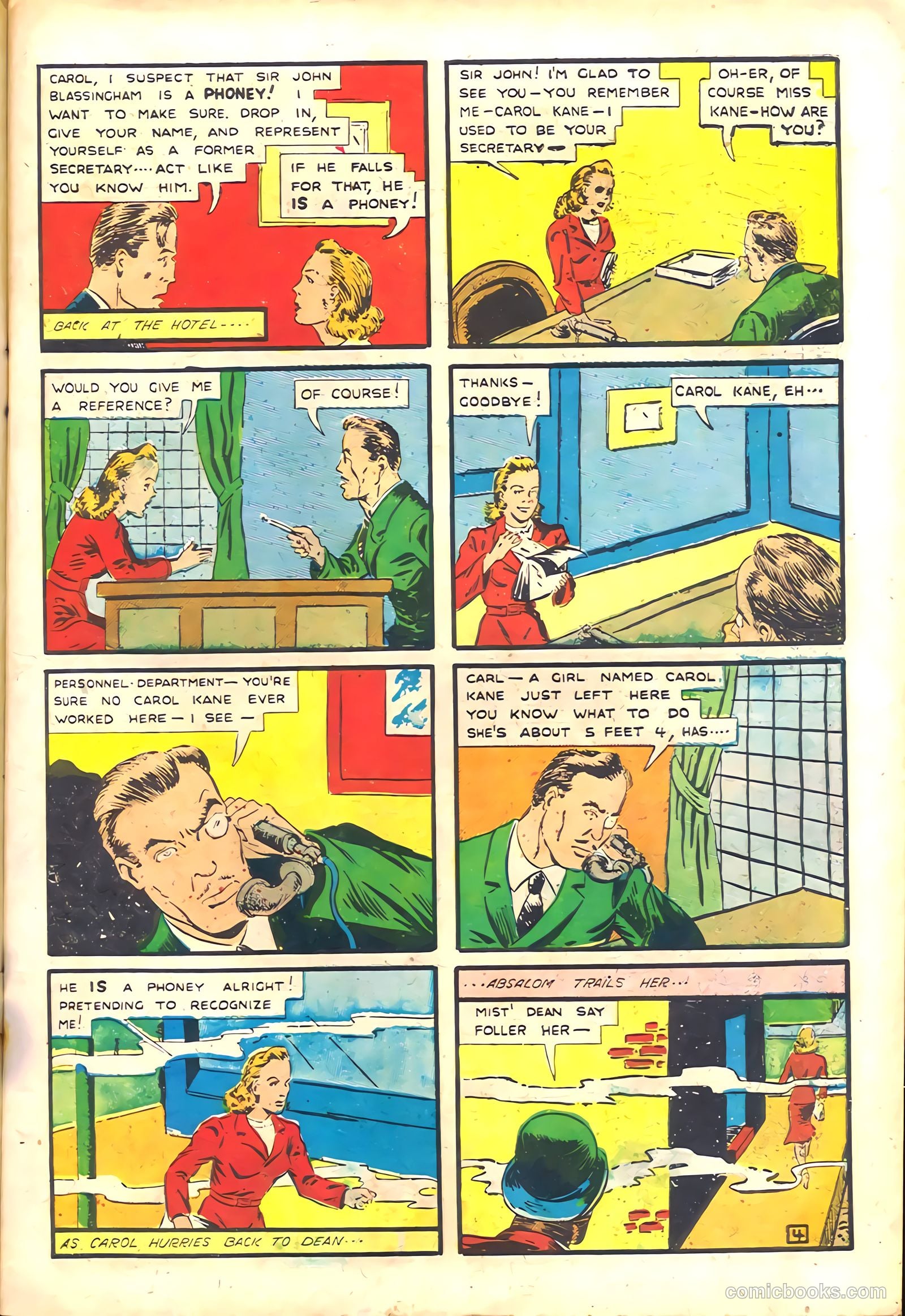 Keen Detective Funnies #21 — page 15 of 68