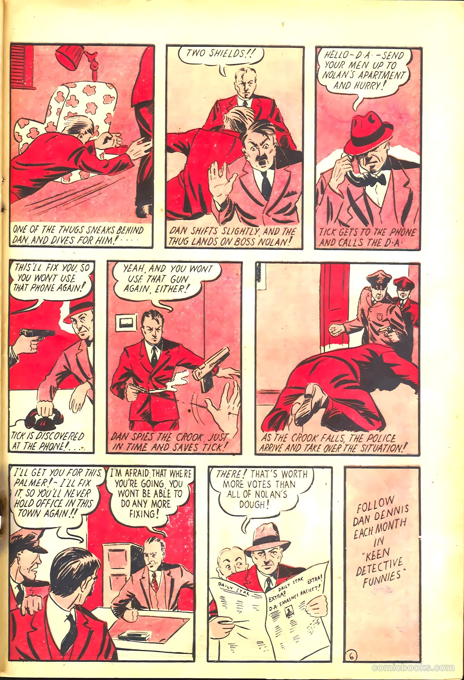 Keen Detective Funnies #21 — page 41 of 68