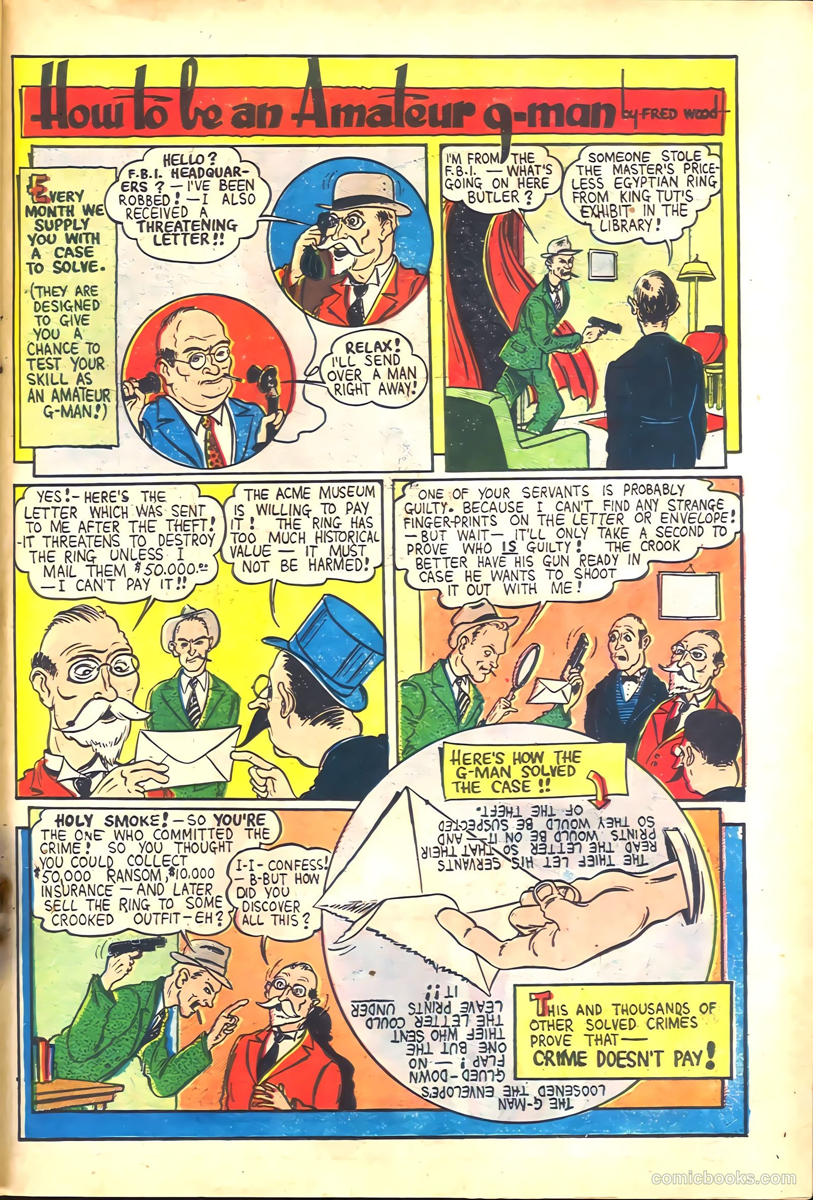 Keen Detective Funnies #21 — page 43 of 68